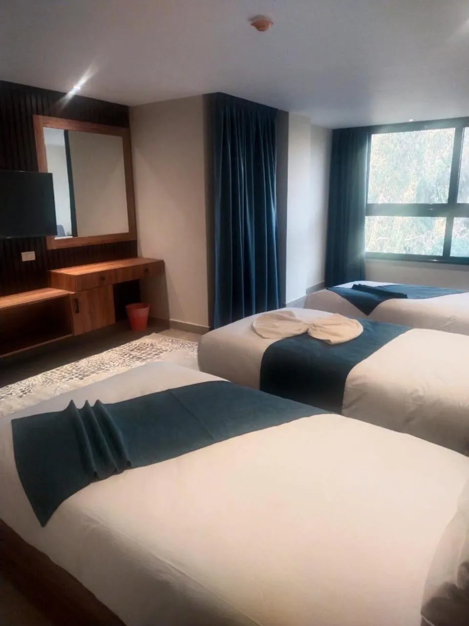 Bed in Pyramid Front Hotel