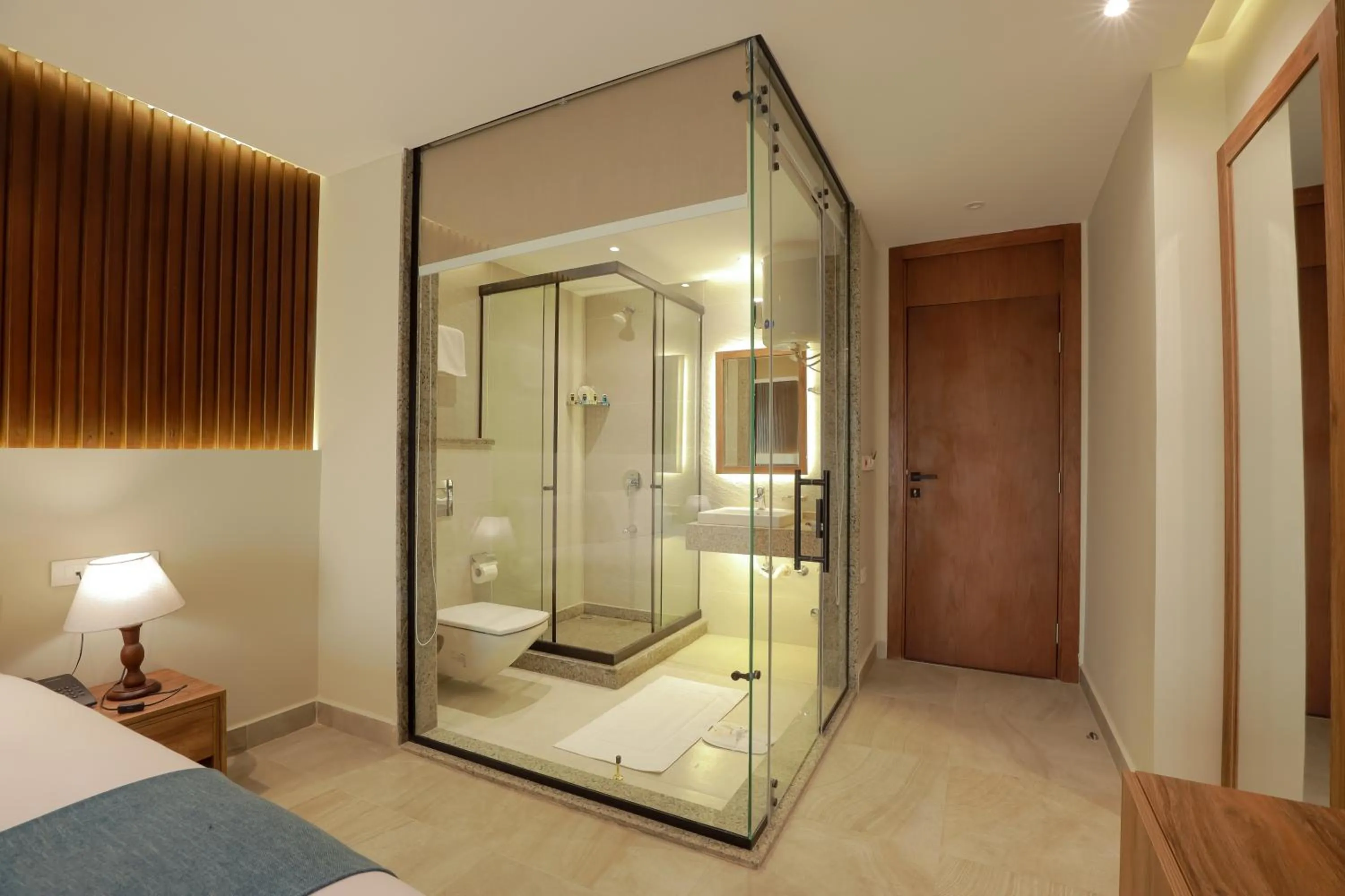 Bed in Pyramid Front Hotel