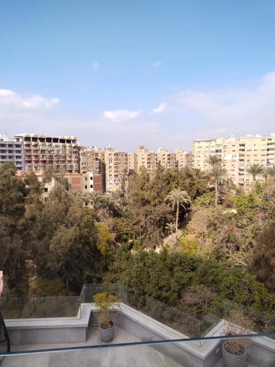 City view in Pyramid Front Hotel