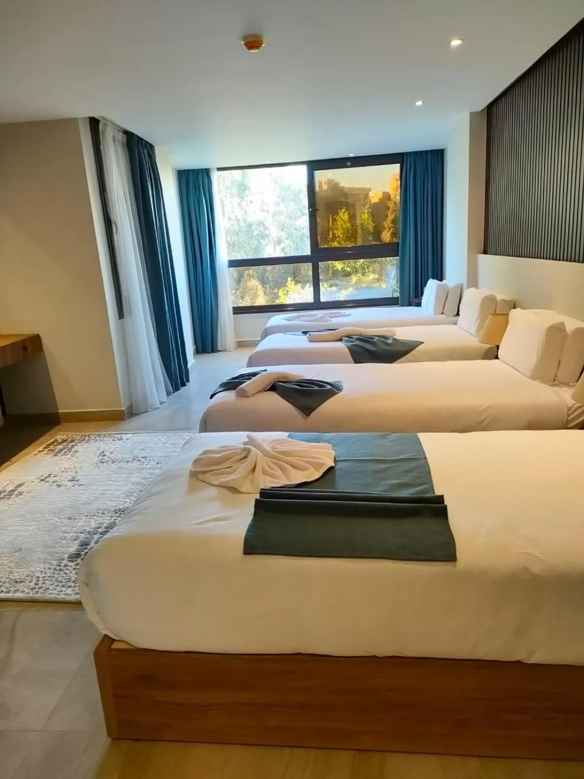 Bed in Pyramid Front Hotel