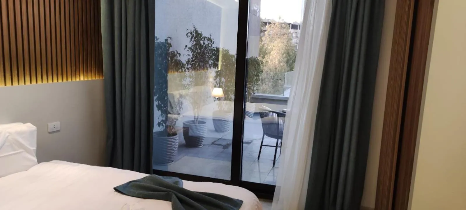 Bed in Pyramid Front Hotel