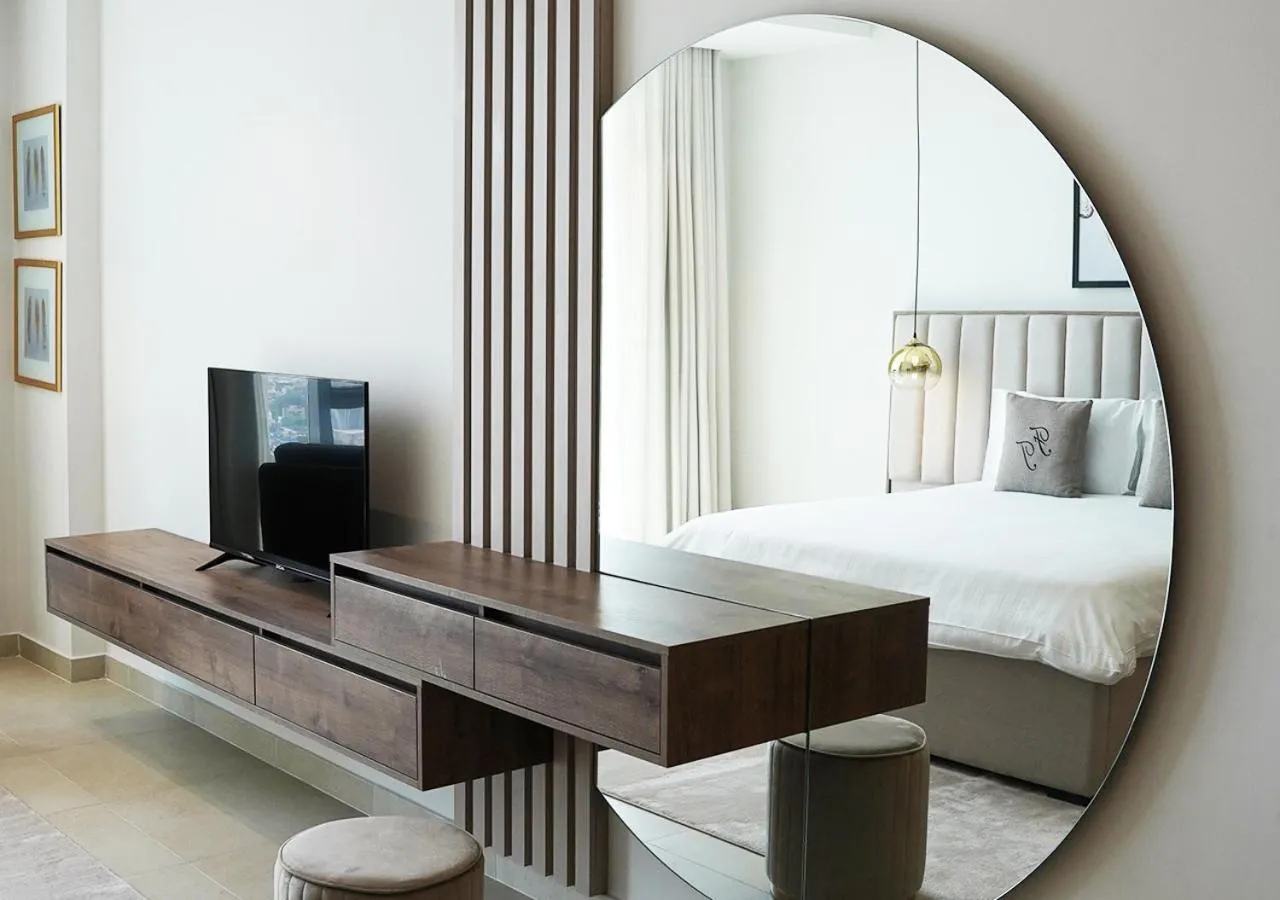 Living room, Bed in Farhan Tower