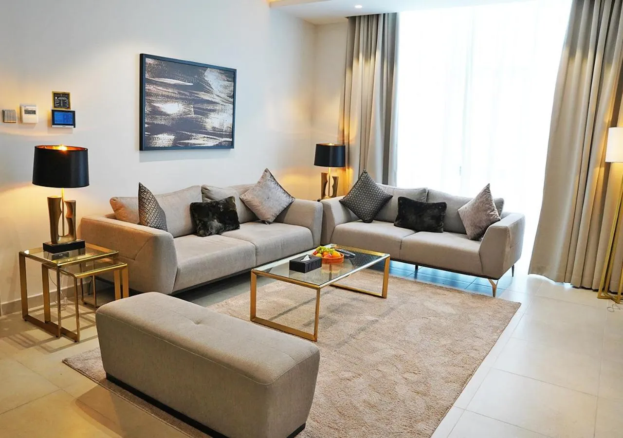 Living room in Farhan Tower