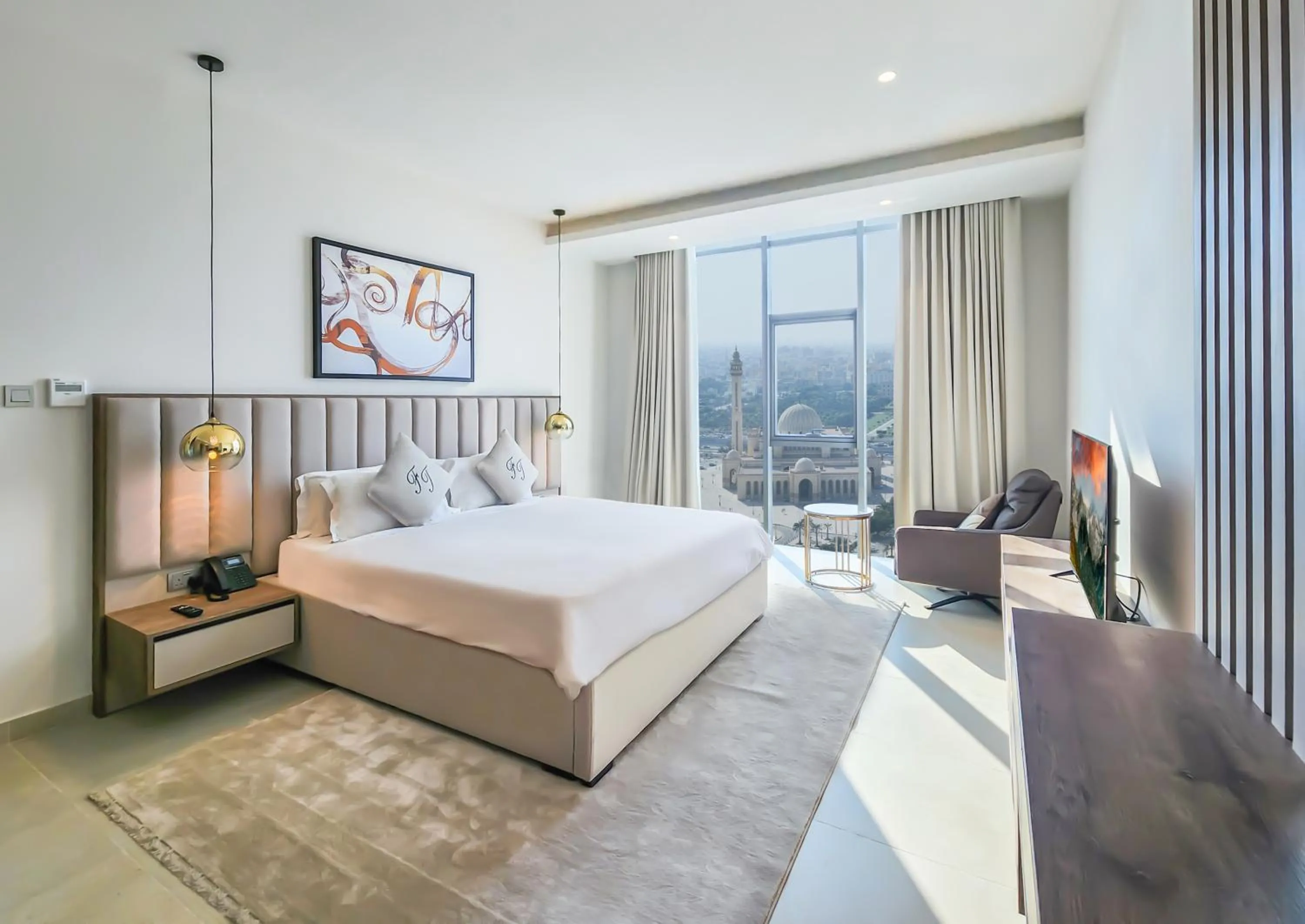 Photo of the whole room, Bed in Farhan Tower