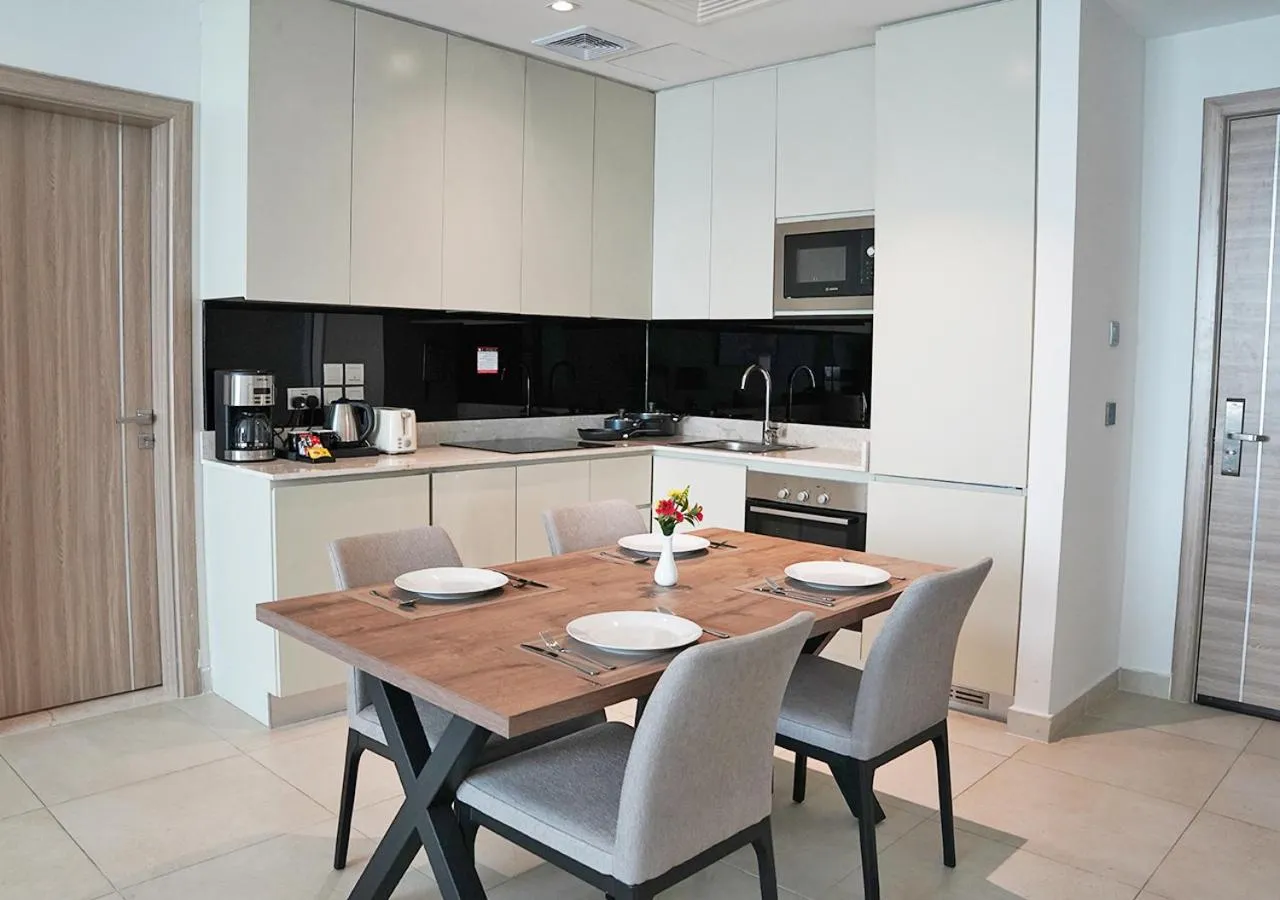 Kitchen or kitchenette in Farhan Tower
