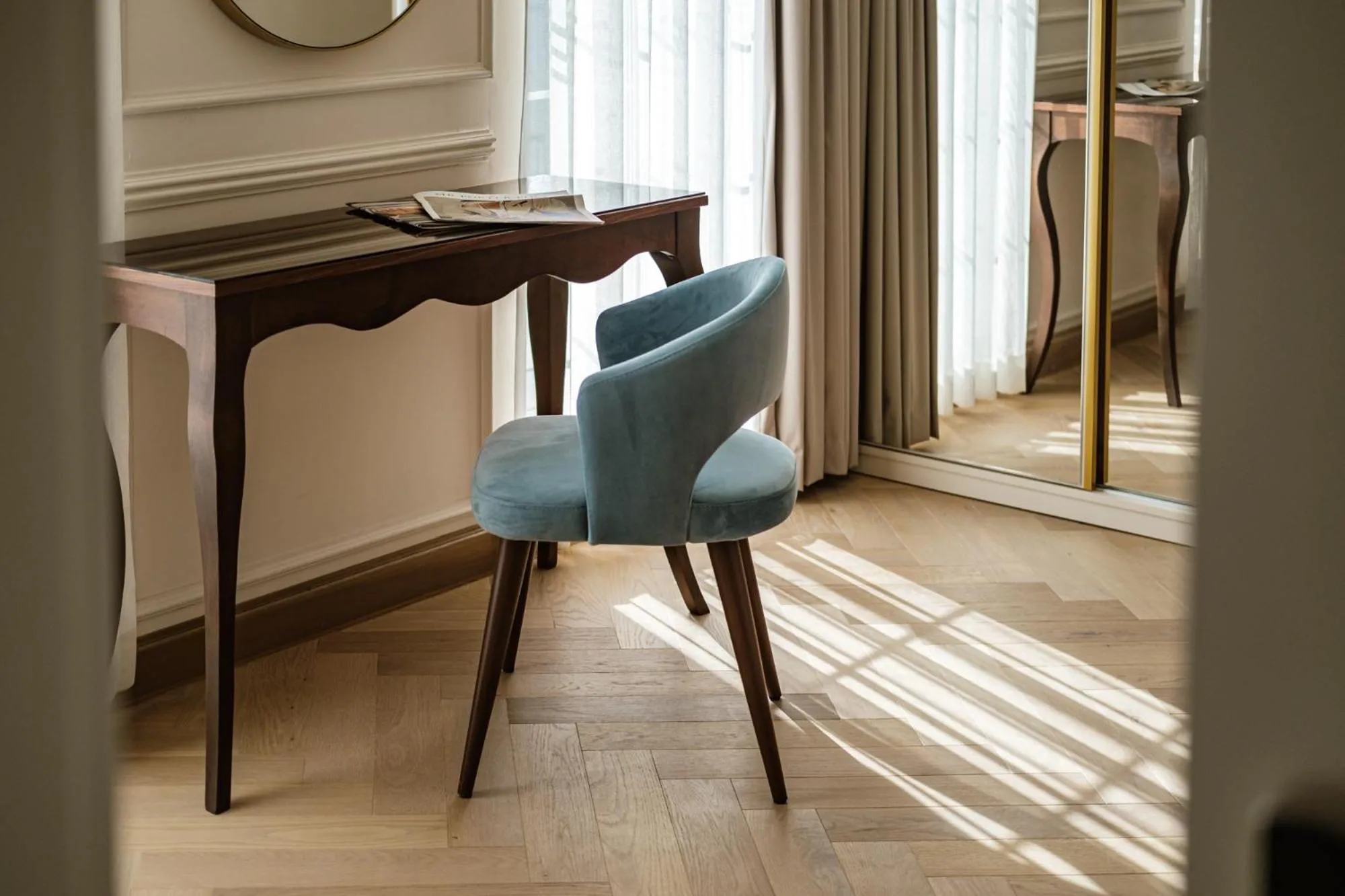 Seating area in Palazzo Castagna Boutique Hotel