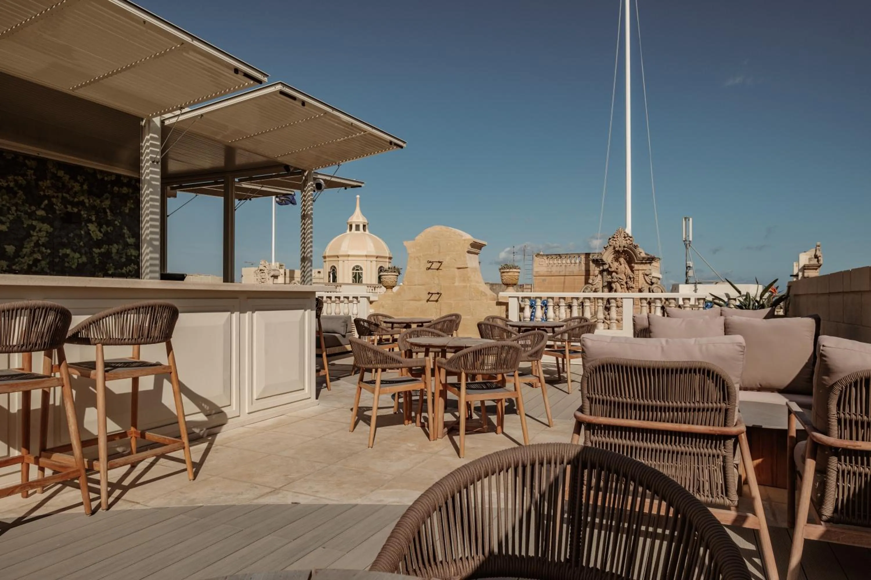 Balcony/Terrace in Palazzo Castagna Boutique Hotel