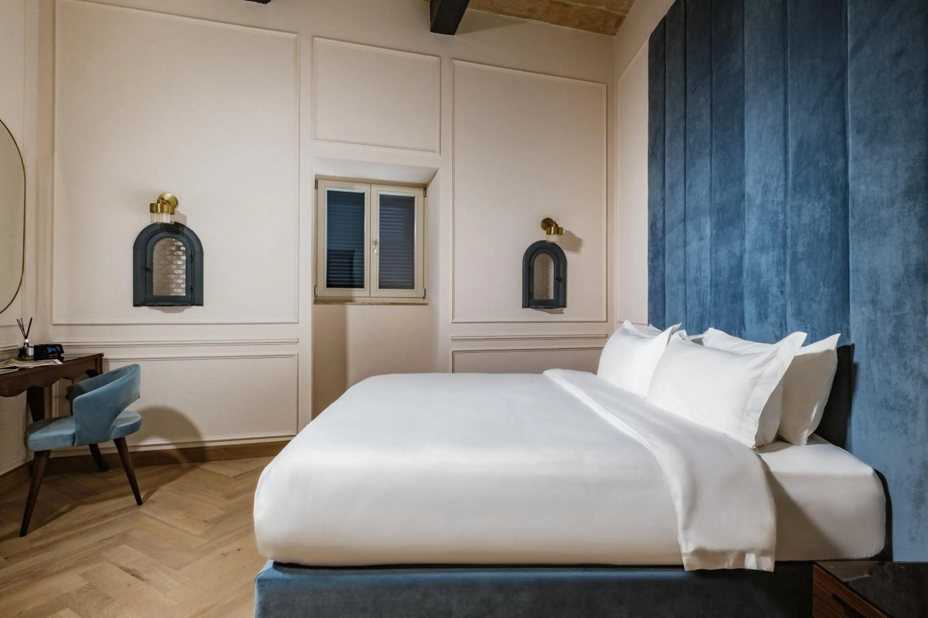 Bedroom, Bed in Palazzo Castagna Boutique Hotel