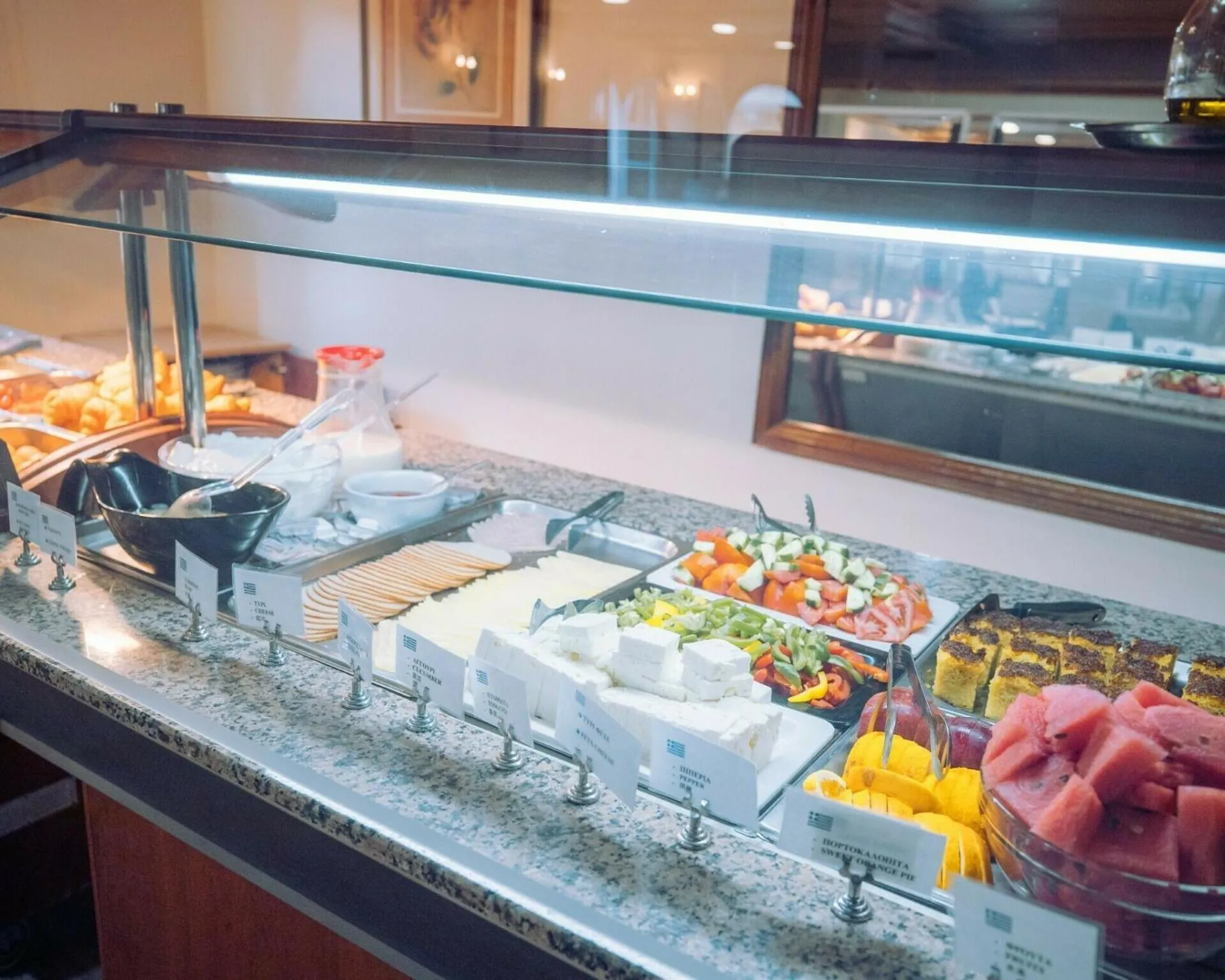 Buffet breakfast in Diana Hotel