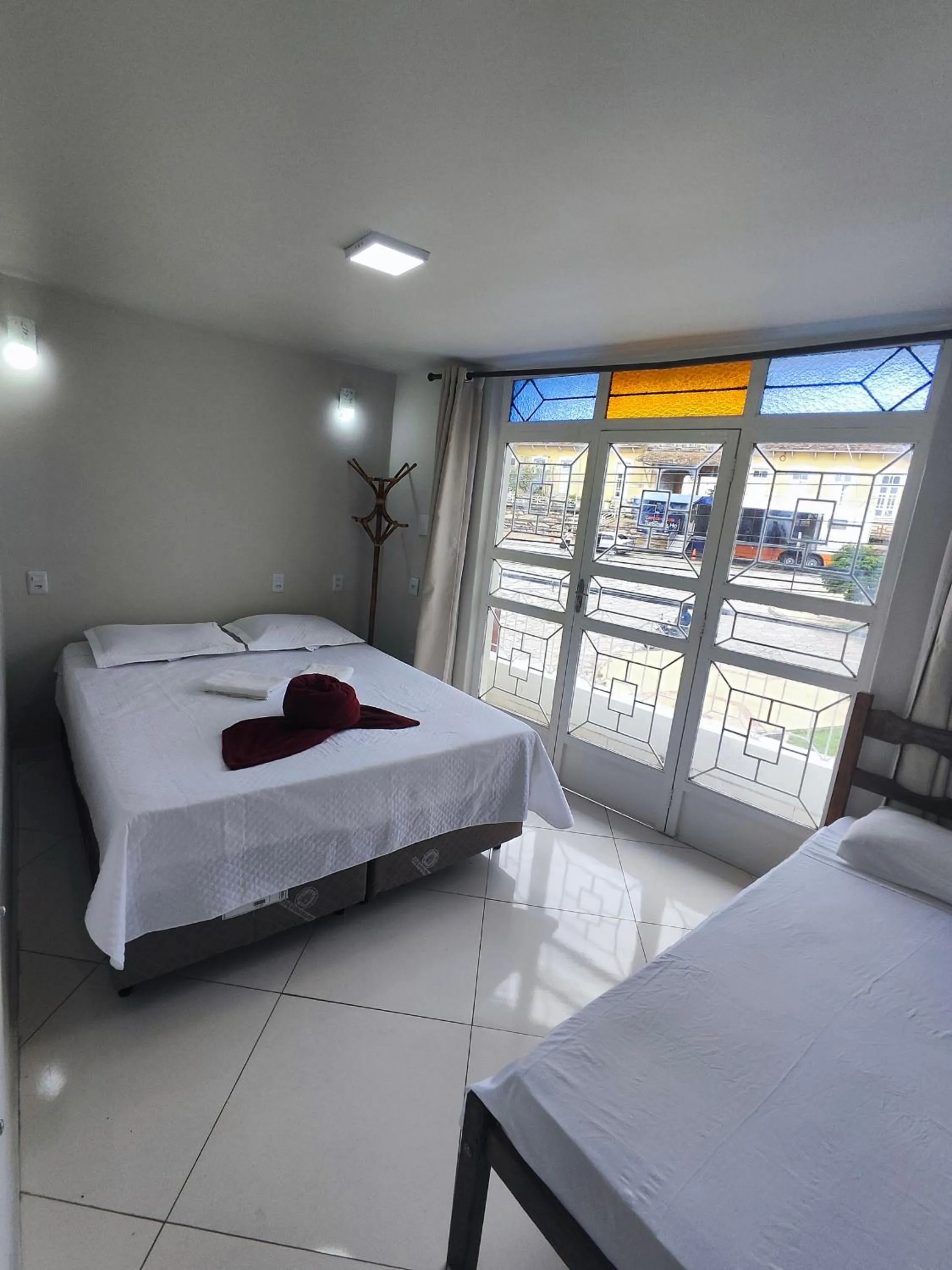 Bed in HOTEL ESTAÇÃO