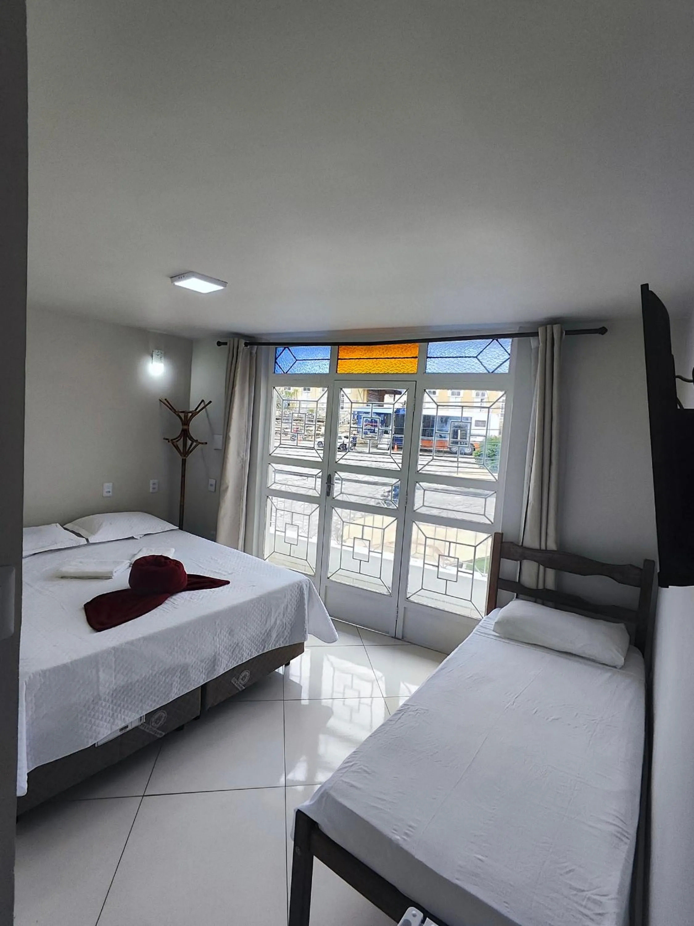 Bed in HOTEL ESTAÇÃO