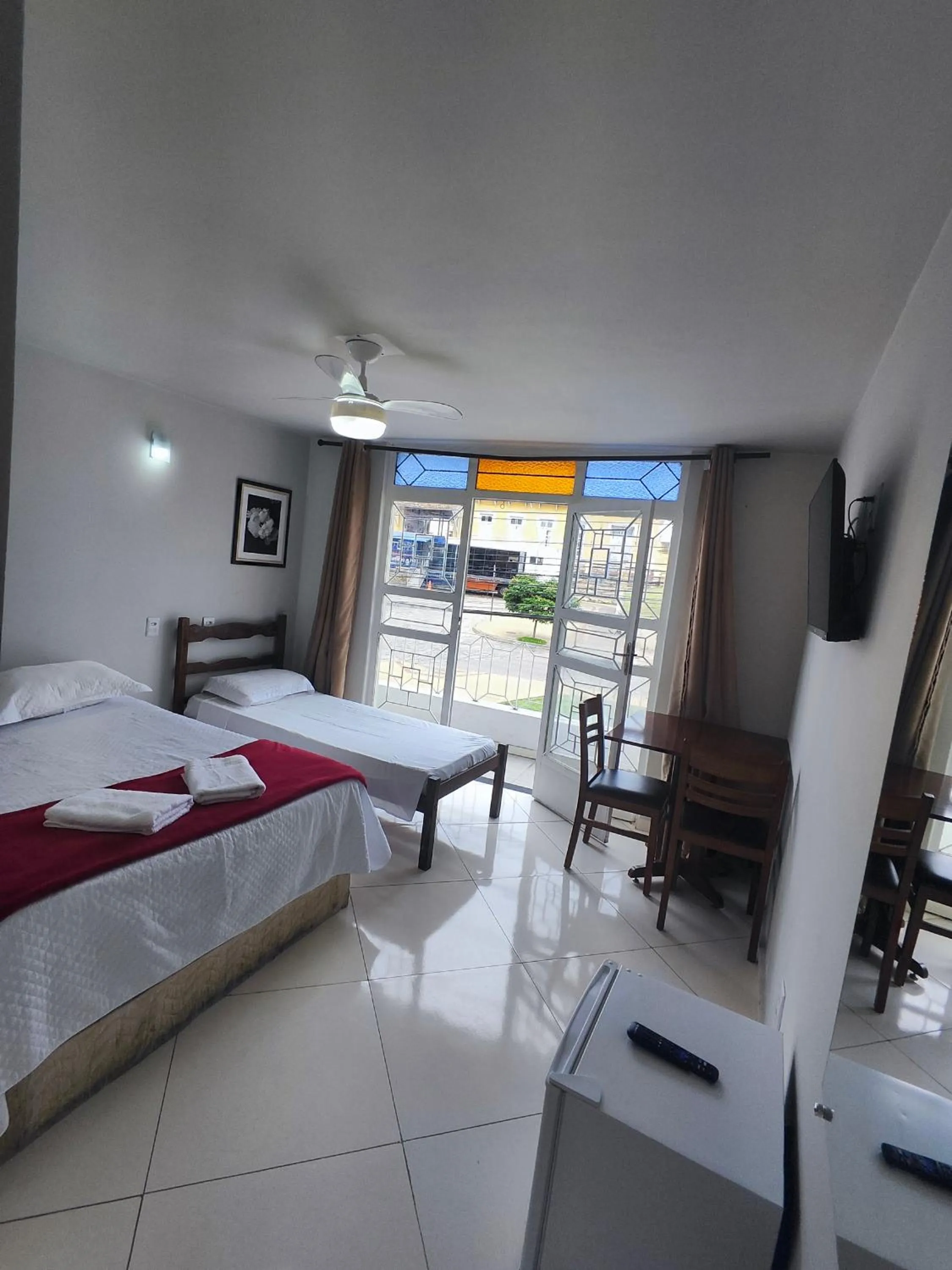 Bed in HOTEL ESTAÇÃO