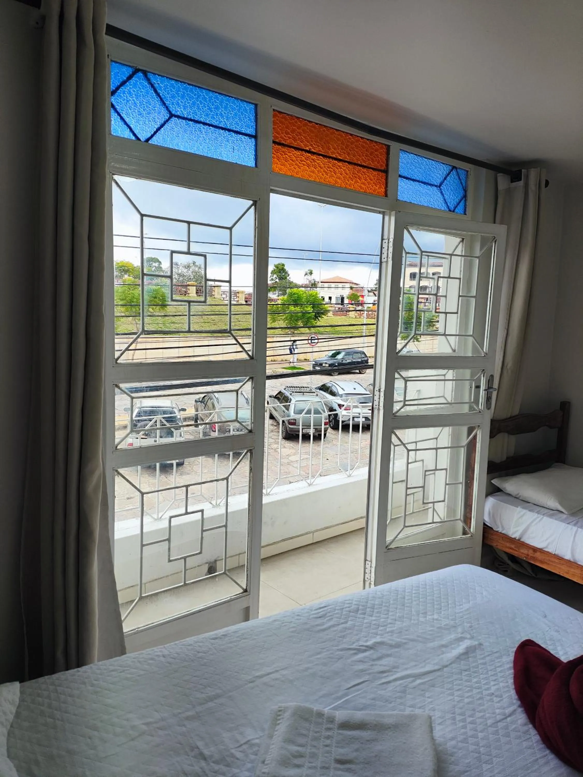 Bed in HOTEL ESTAÇÃO