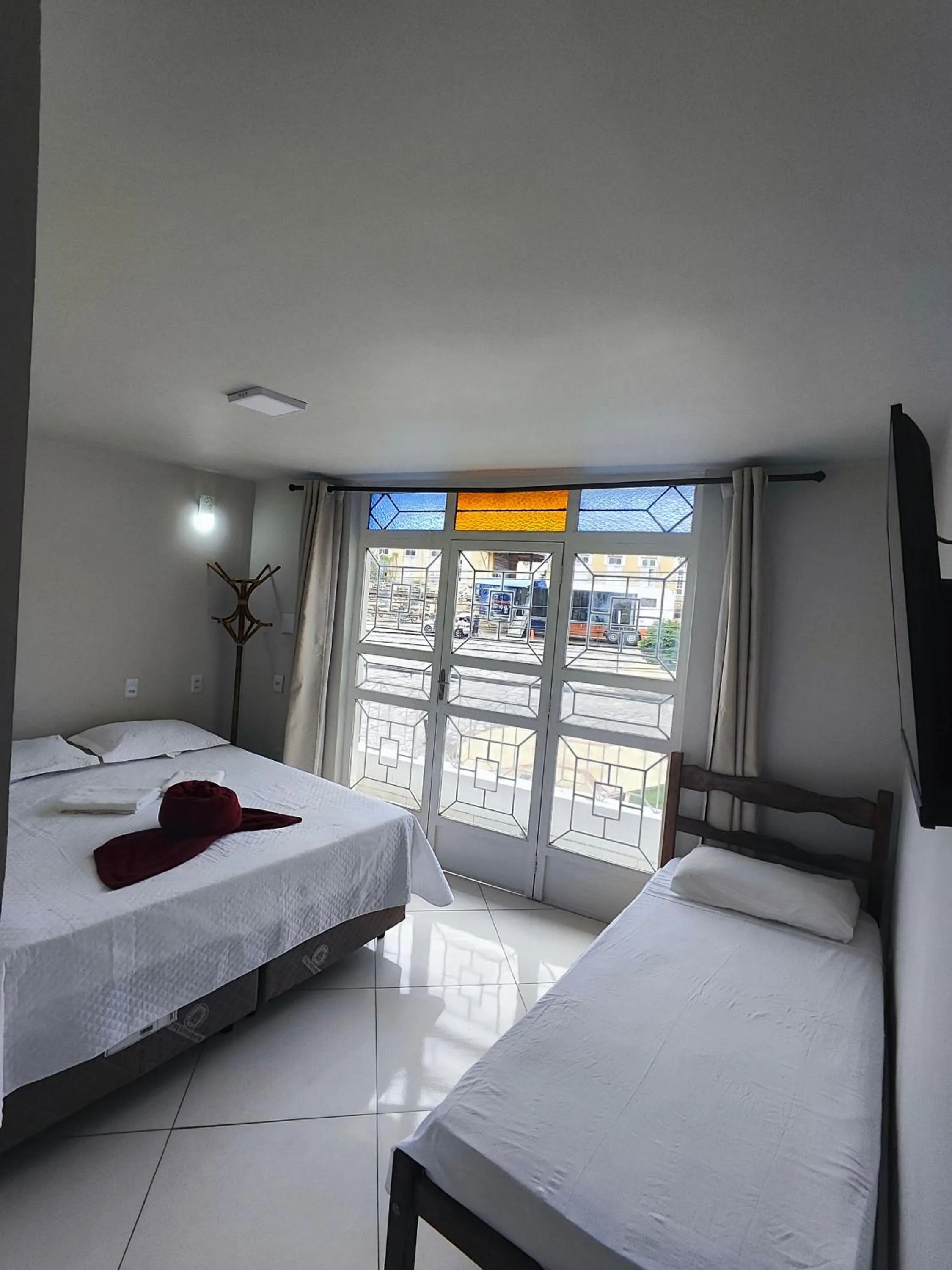 Bed in HOTEL ESTAÇÃO