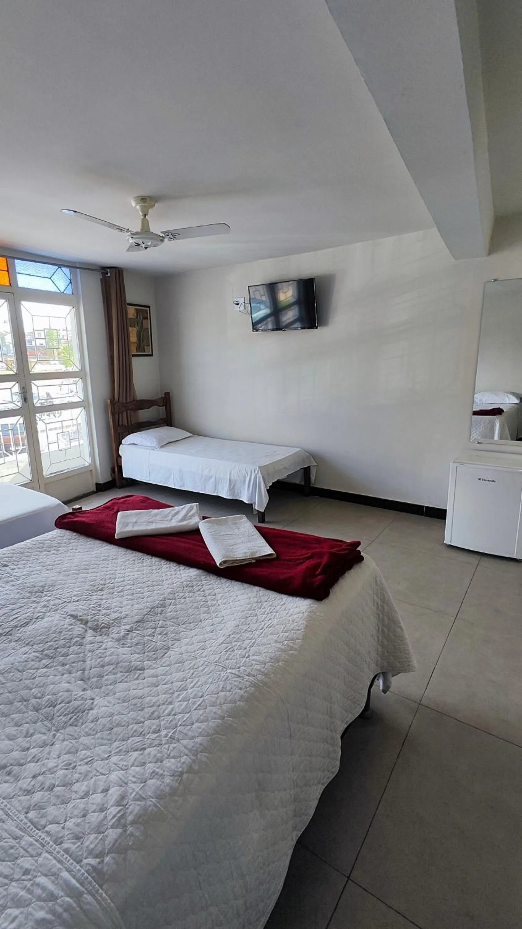 Bed in HOTEL ESTAÇÃO