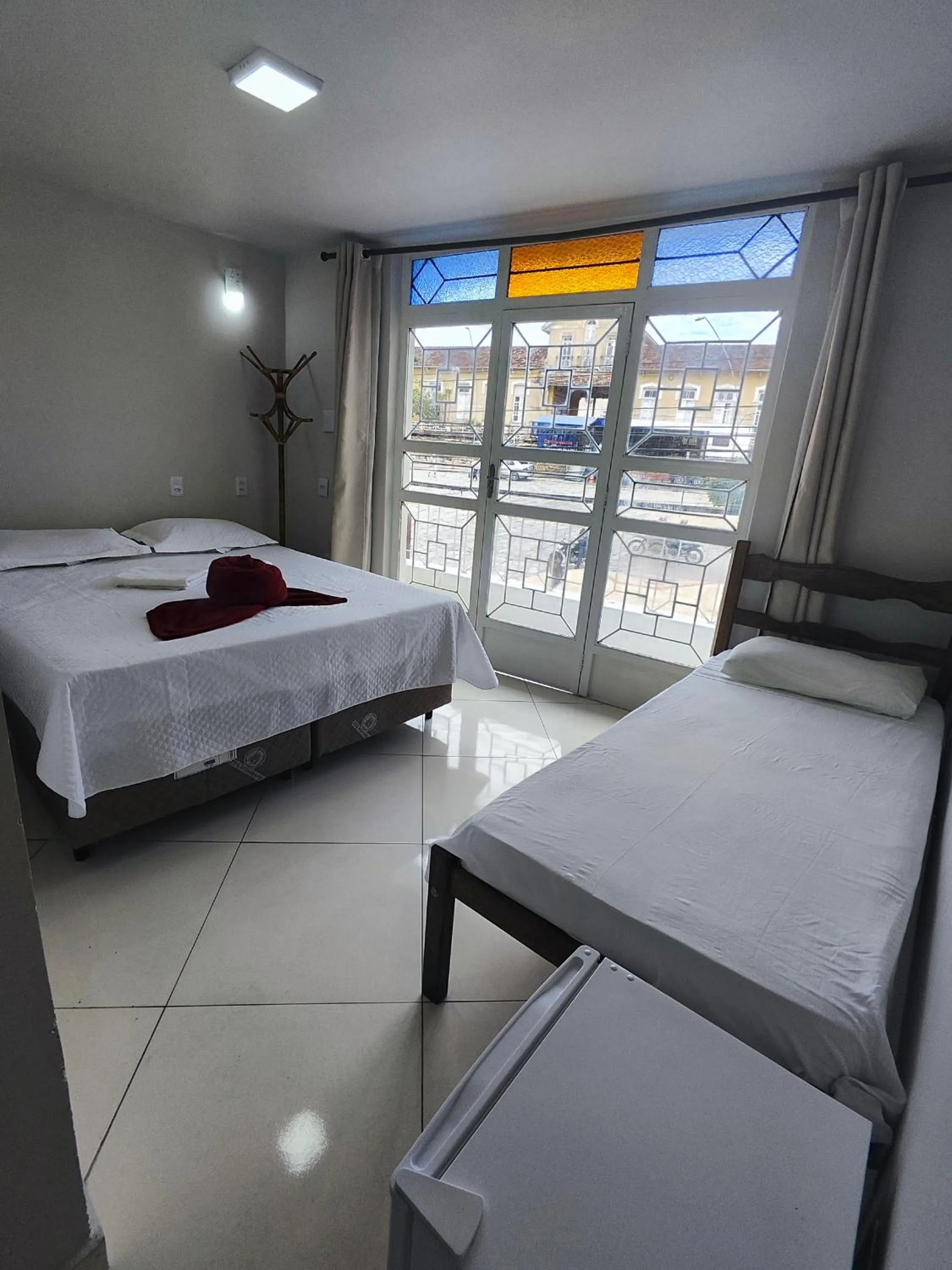 Bed in HOTEL ESTAÇÃO