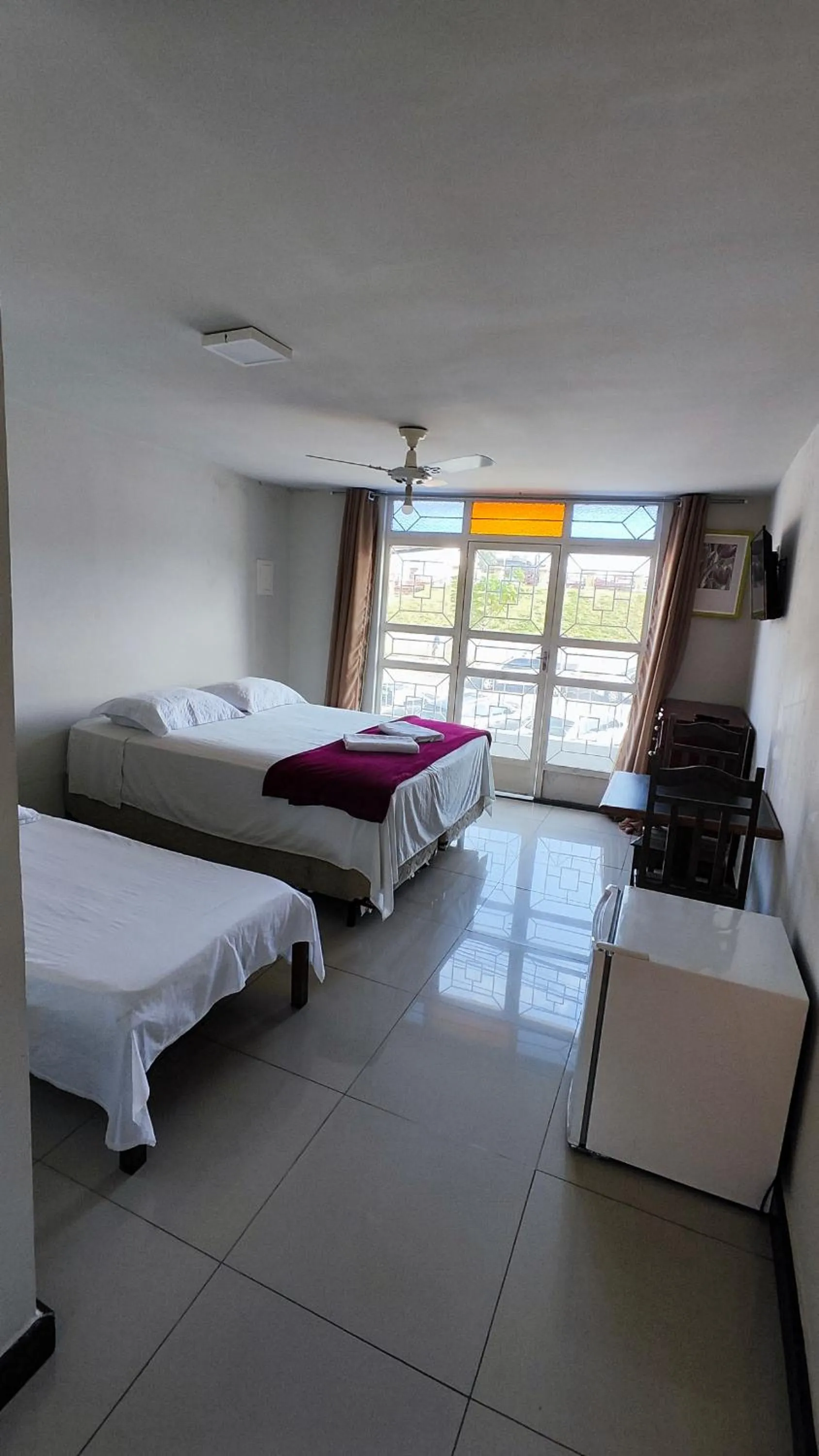 Bed in HOTEL ESTAÇÃO