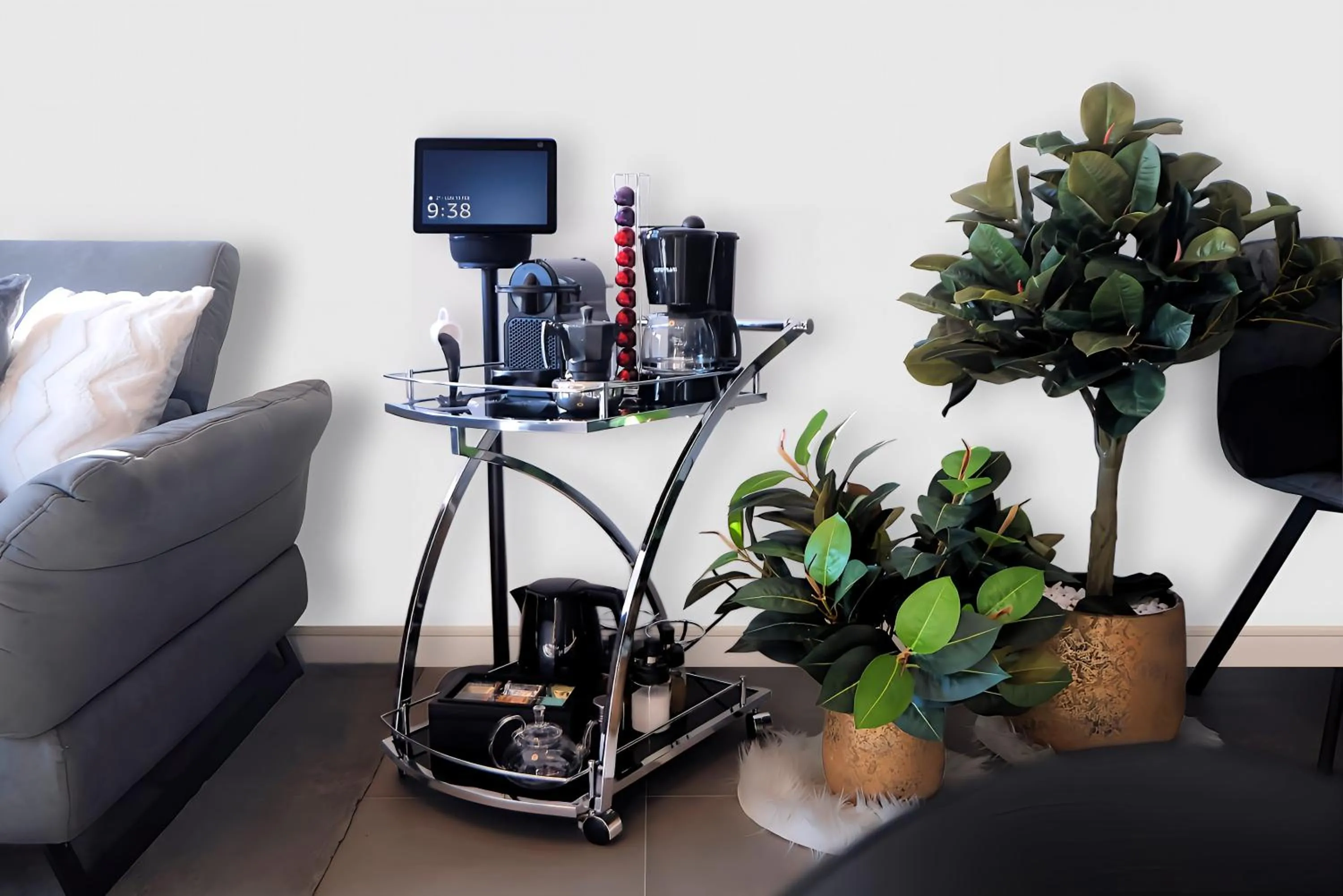 Coffee/tea facilities in dimorauno - appartamento domotico a 5 stelle