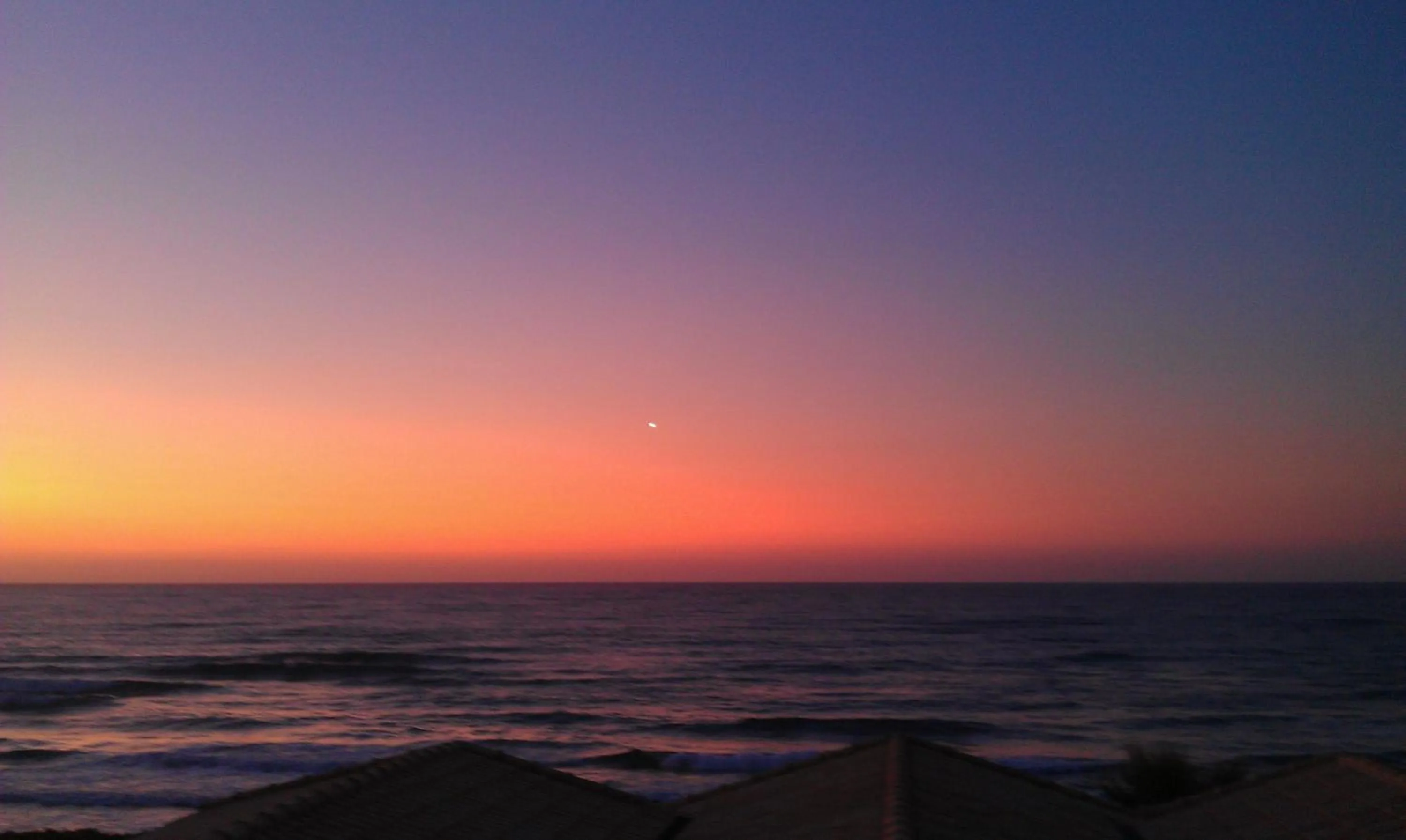 Sunset in Neon Hotel