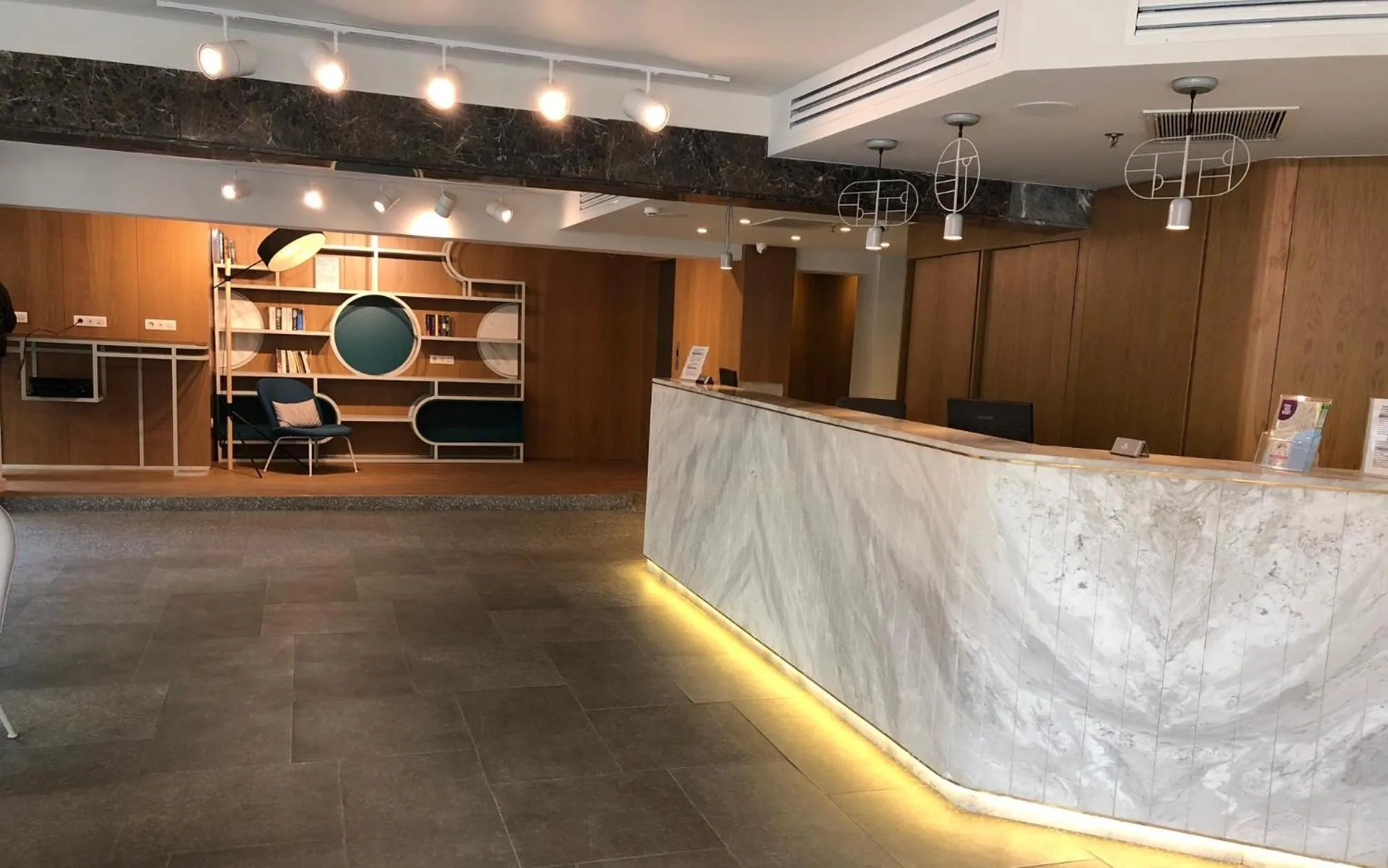 Library in Mandrino Hotel