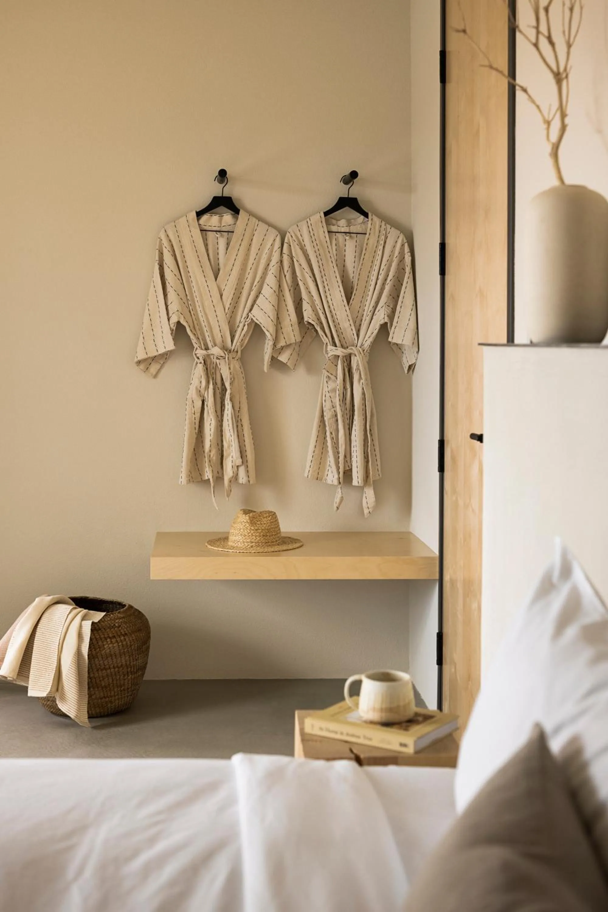 Decorative detail, Bed in Drift Palm Springs, a Member of Design Hotels