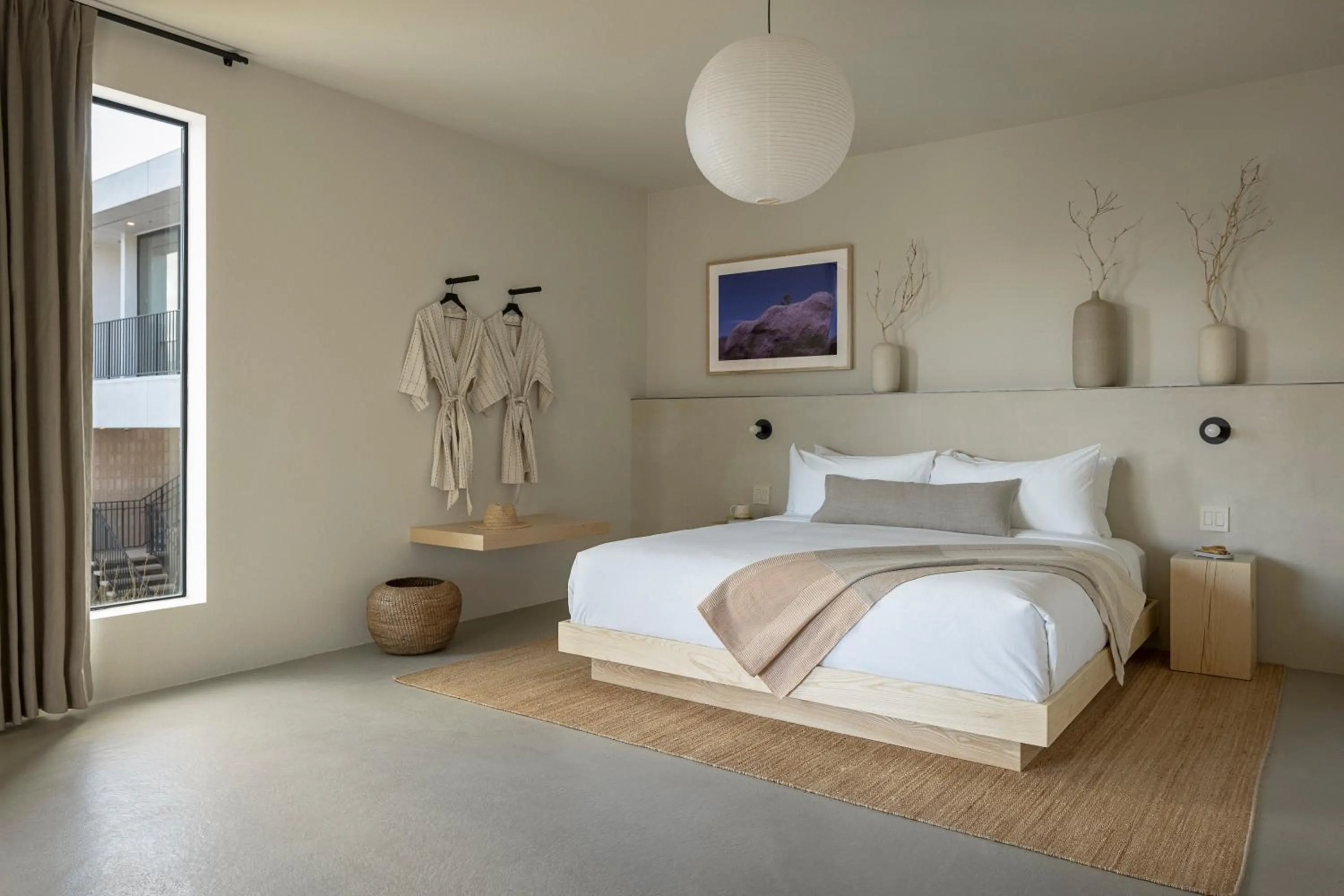 Bed in Drift Palm Springs, a Member of Design Hotels