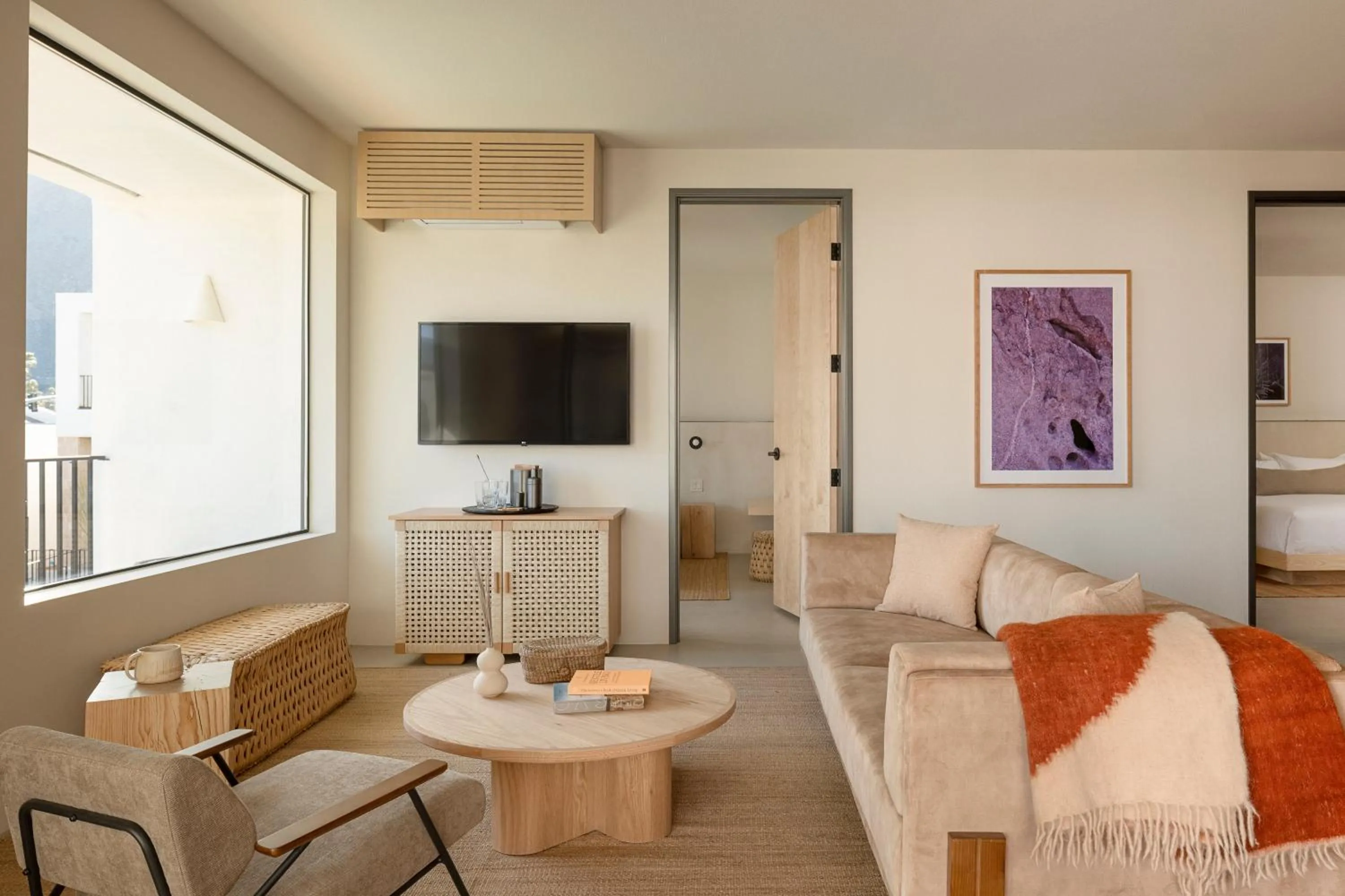 Living room in Drift Palm Springs, a Member of Design Hotels
