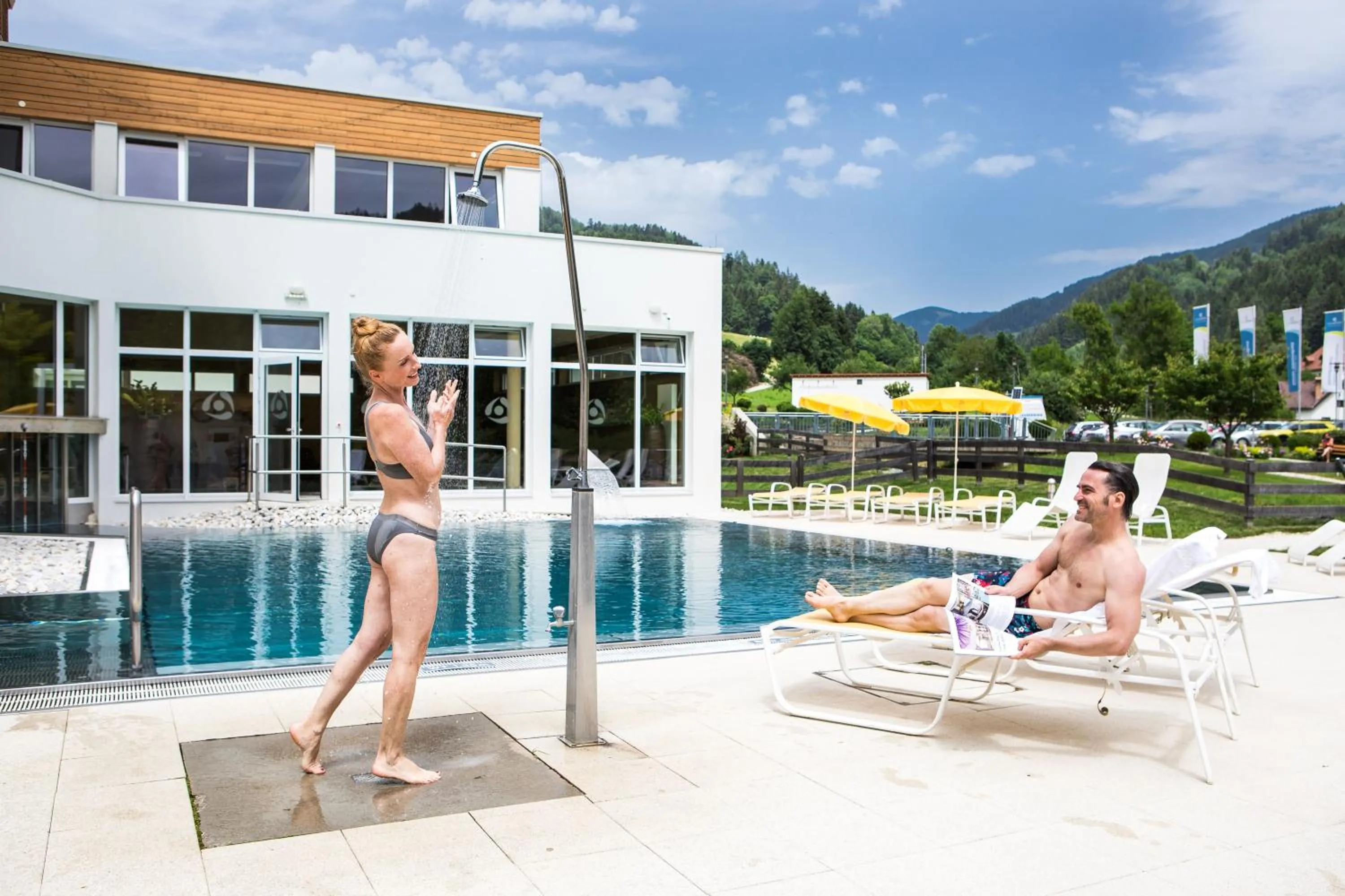 Pool view in Gesundheits- & Wellness Resort Weissenbach