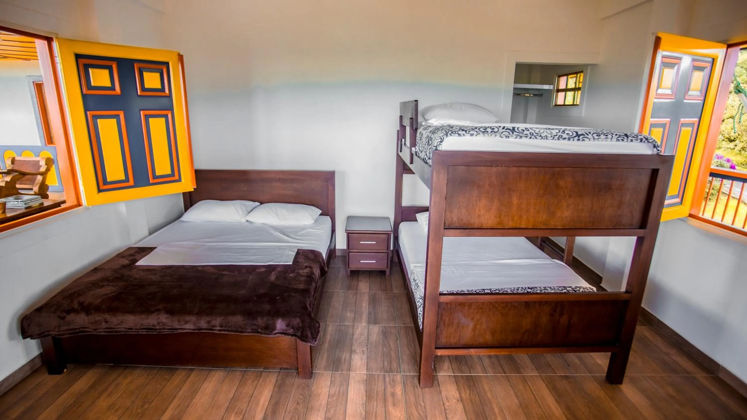 Bed in Hotel Hacienda San Isidro