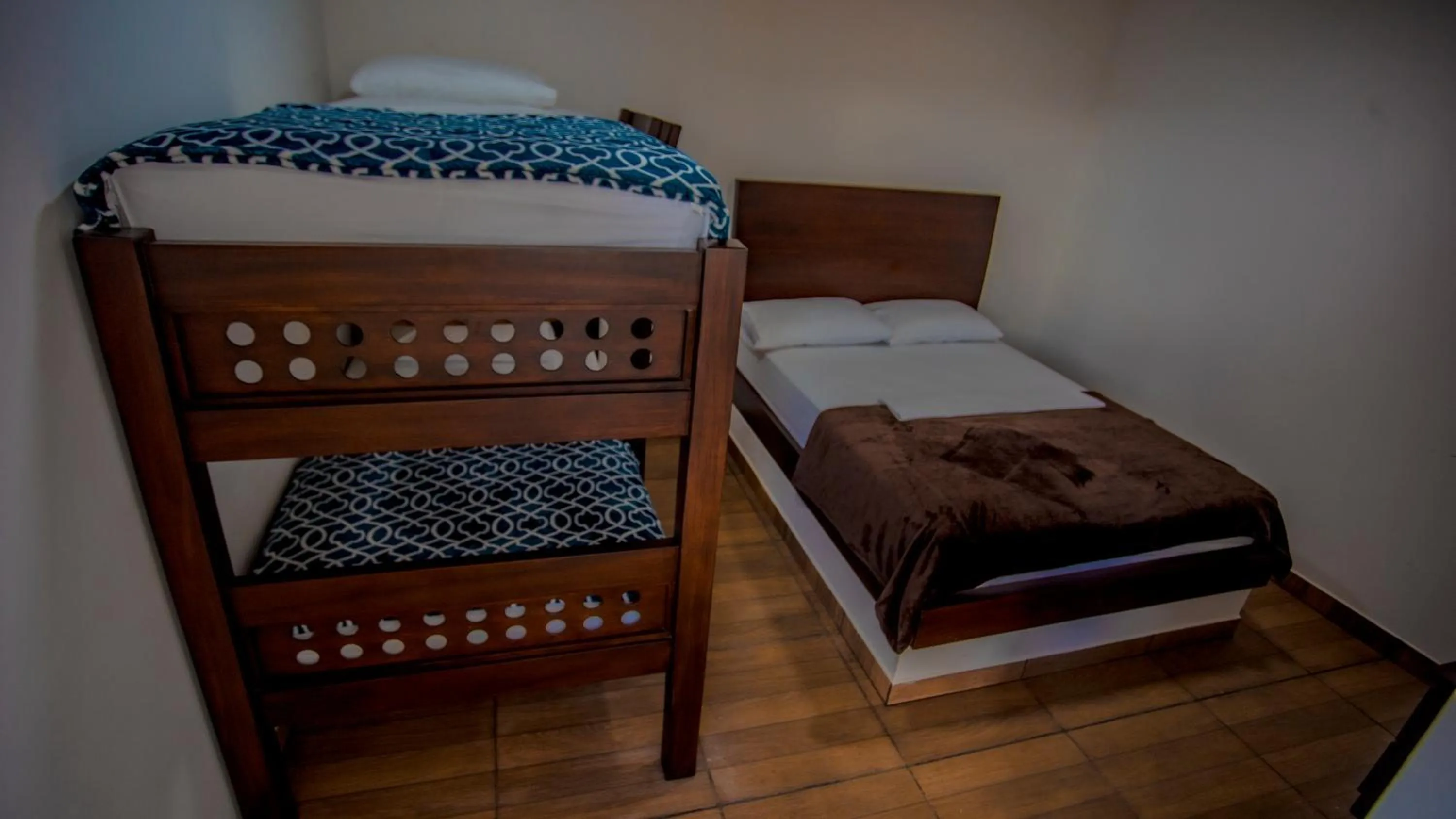 Bed in Hotel Hacienda San Isidro