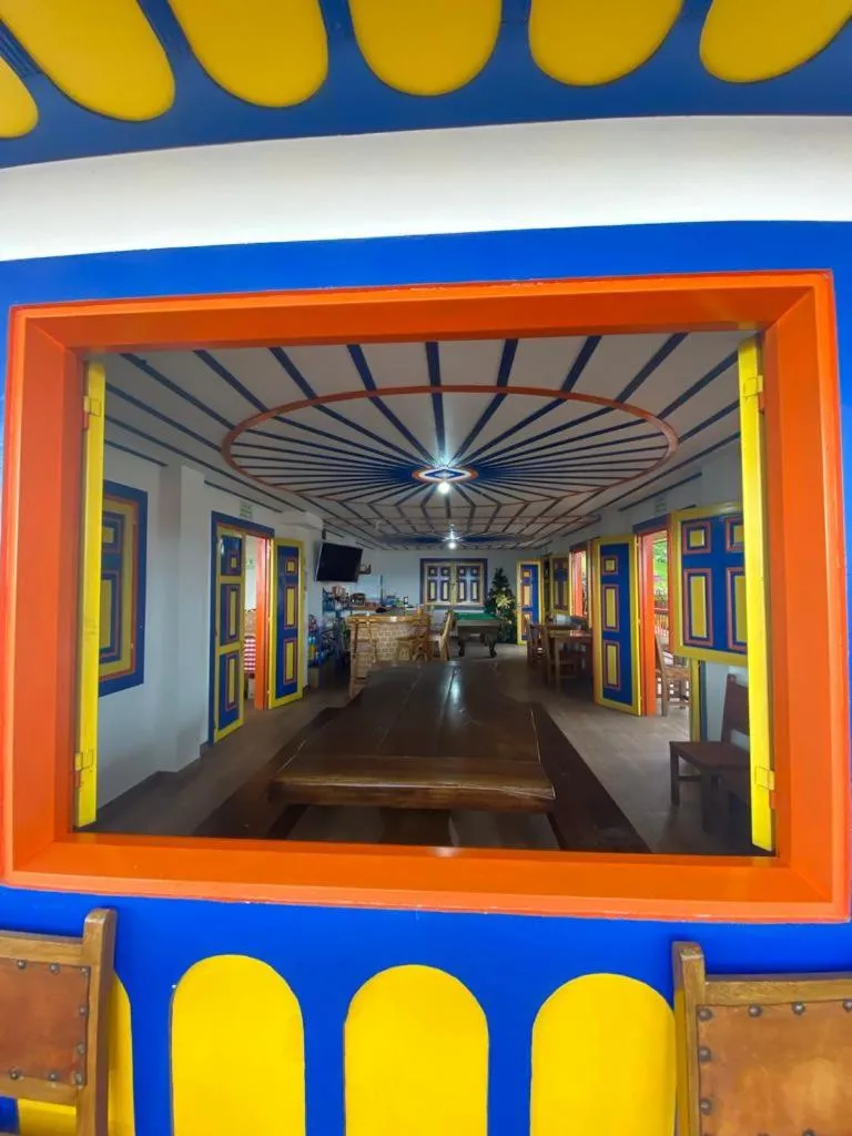 Living room in Hotel Hacienda San Isidro