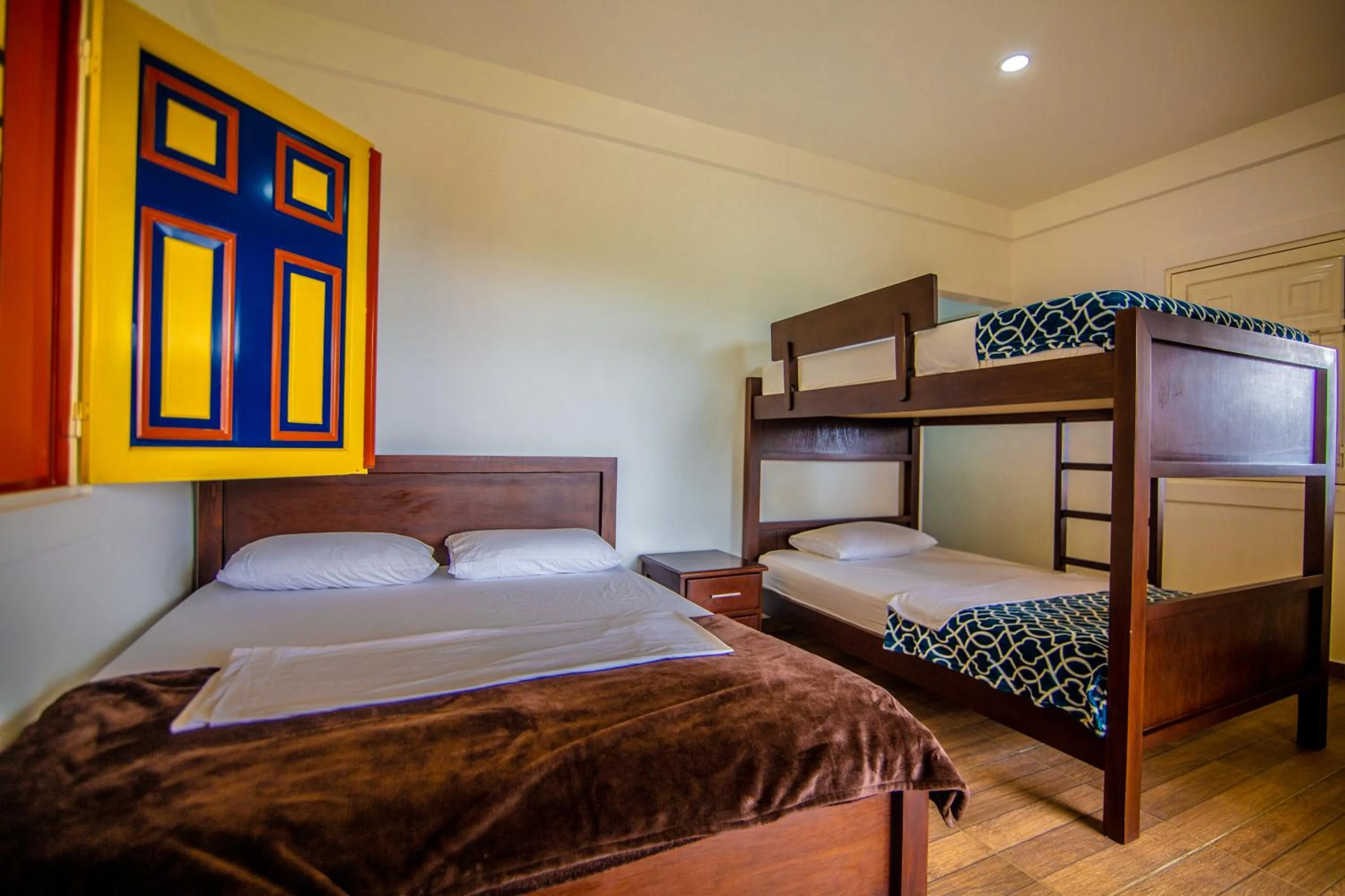 Bed in Hotel Hacienda San Isidro