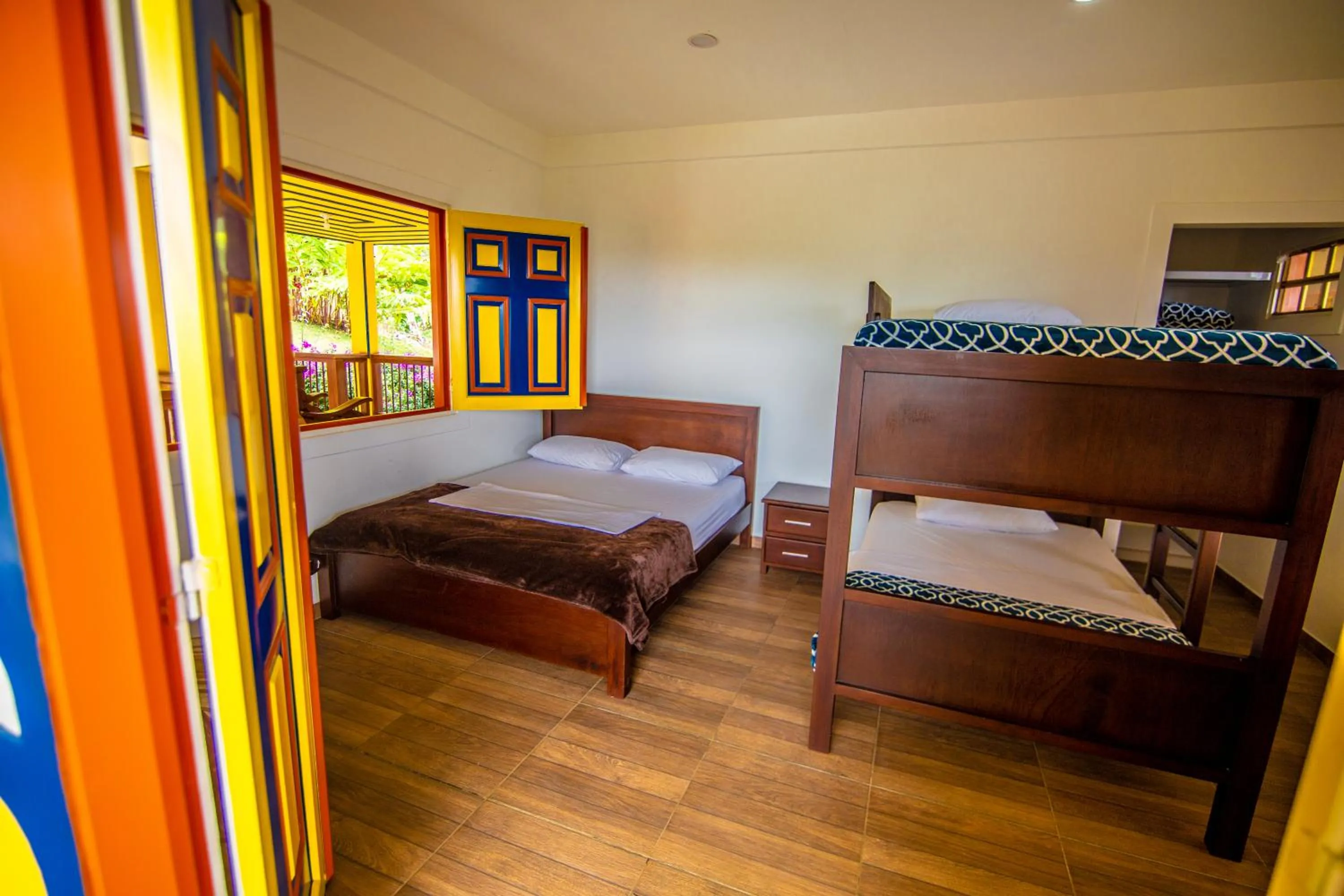 Bed in Hotel Hacienda San Isidro