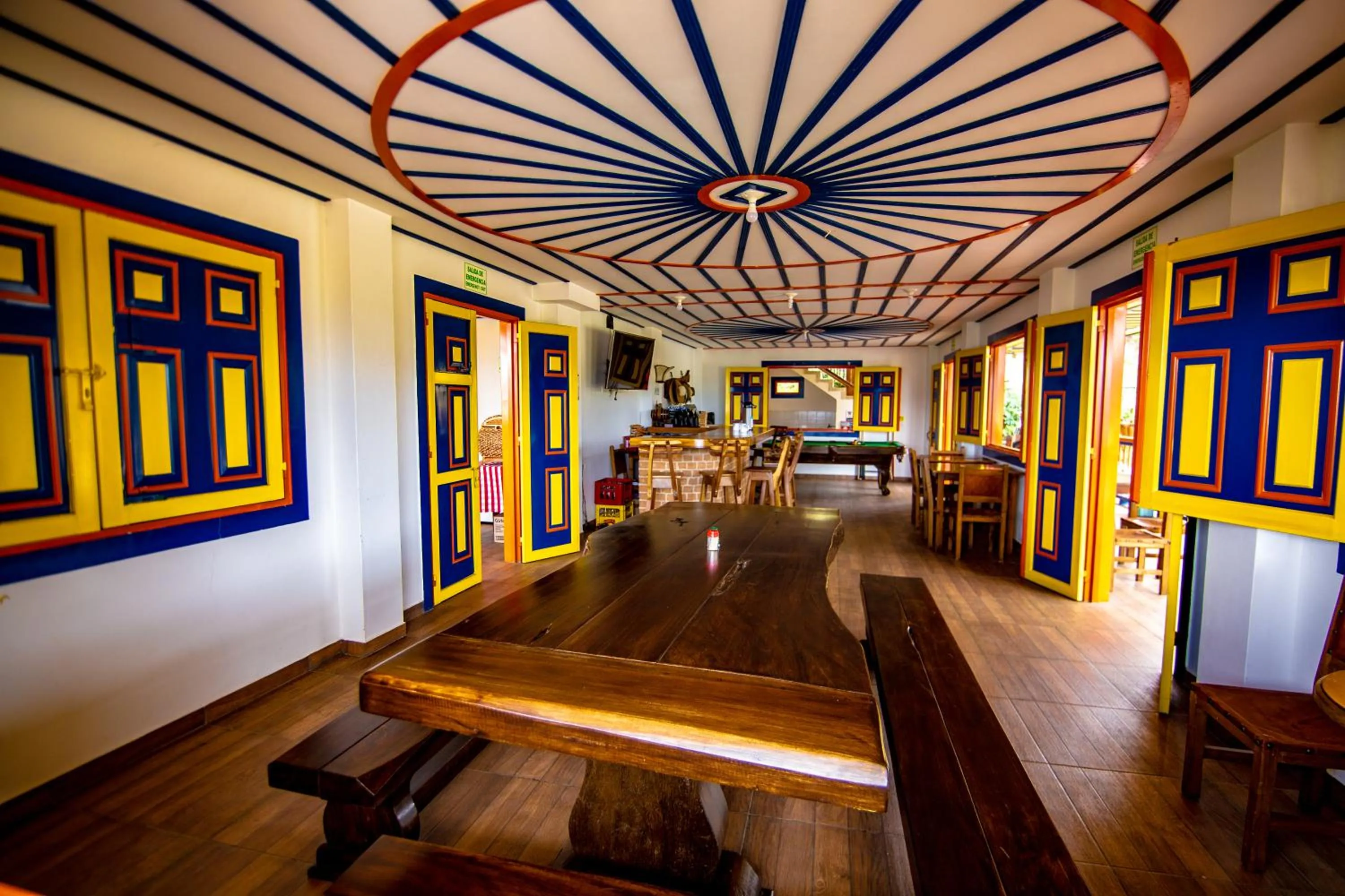 Living room in Hotel Hacienda San Isidro