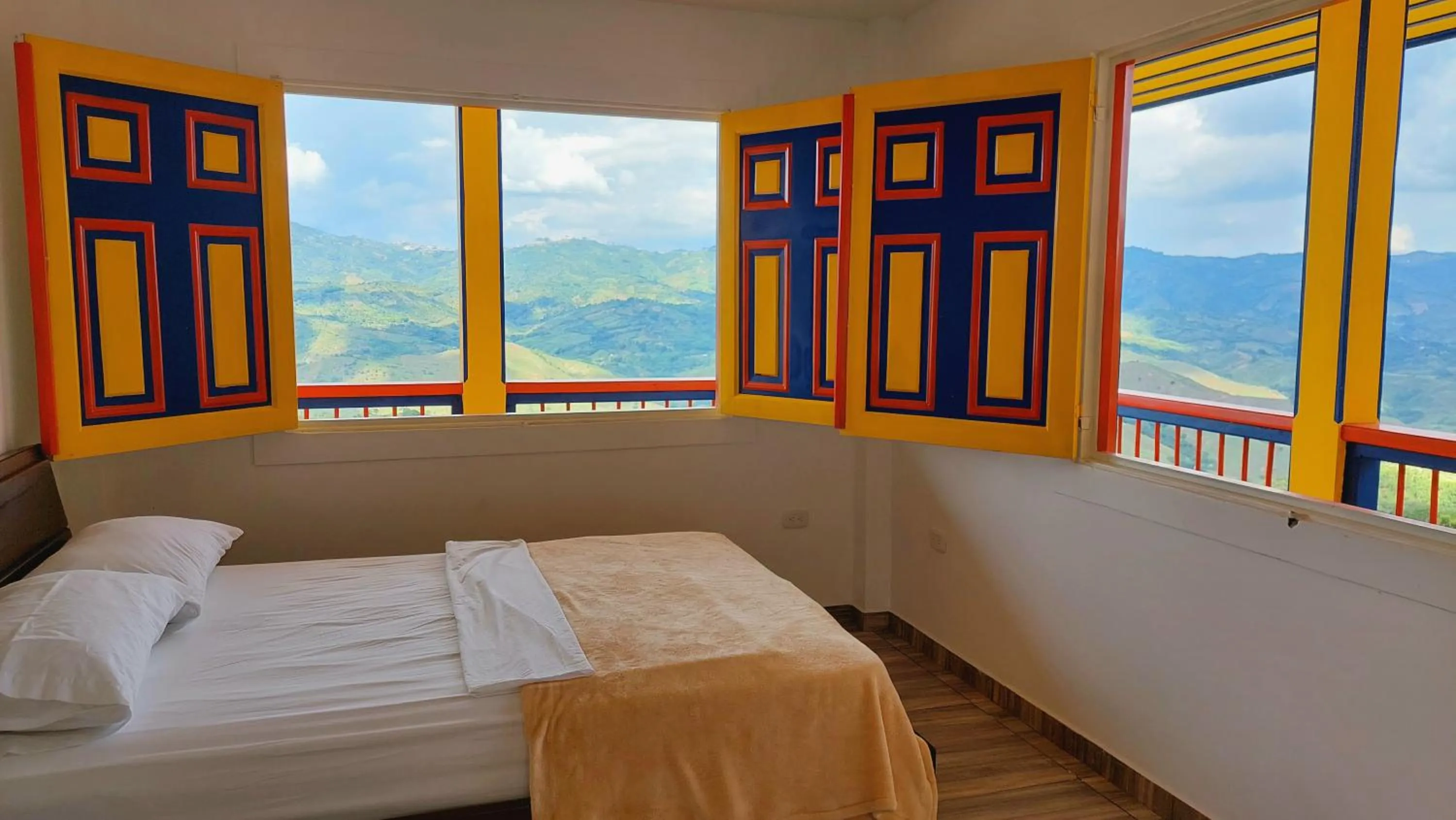 Natural landscape, Bed in Hotel Hacienda San Isidro