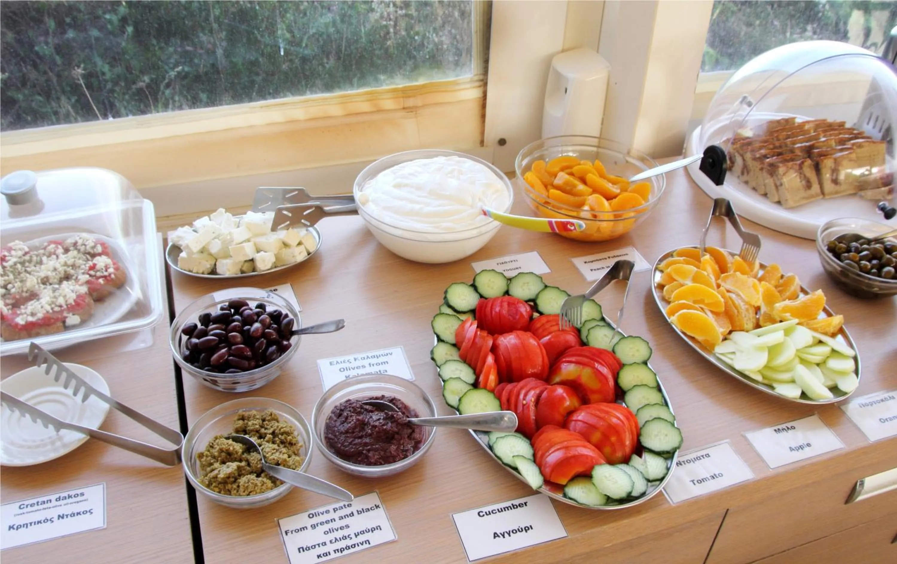 Continental breakfast in Renieris Hotel