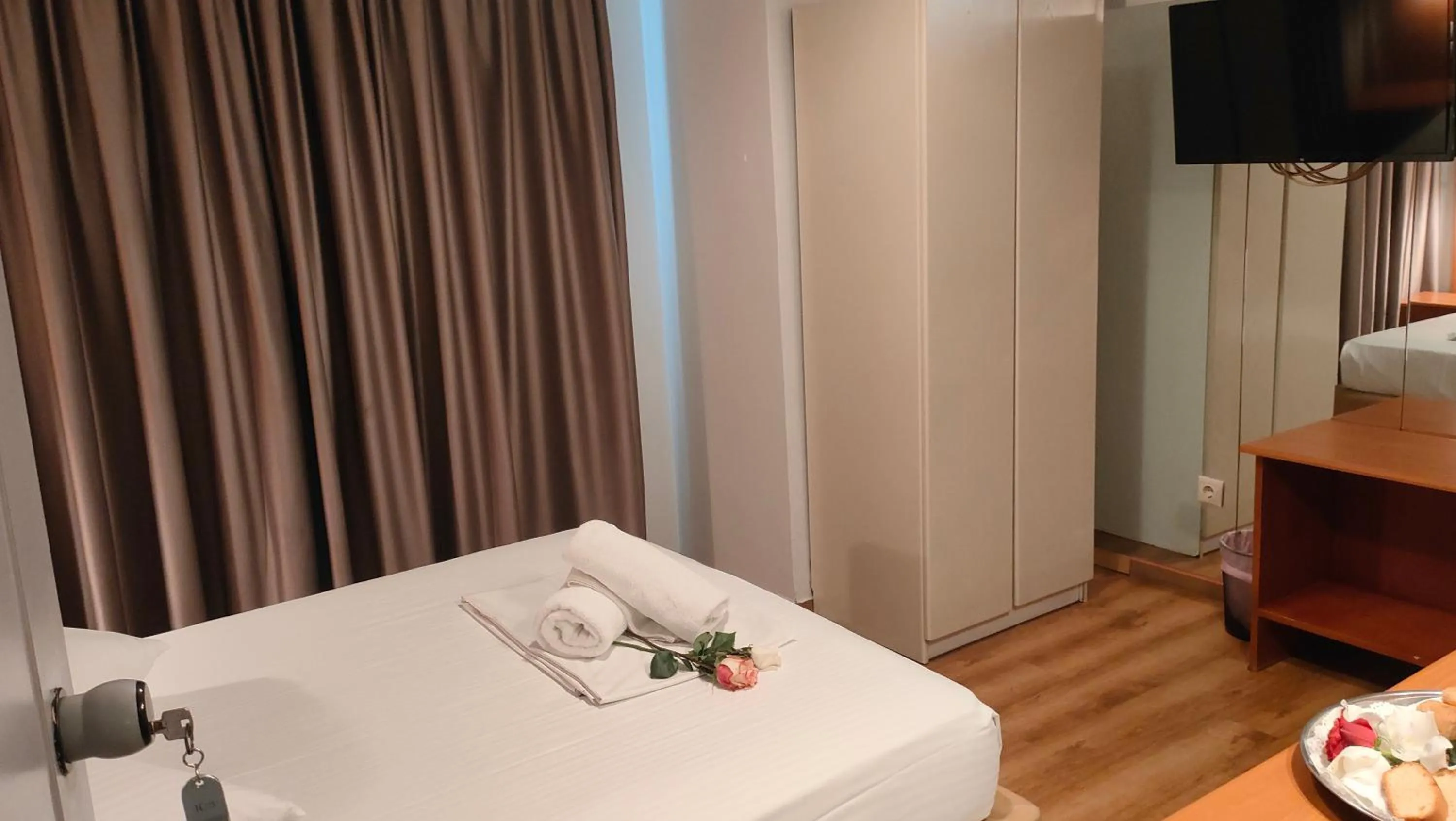 Bed in Athens City Hotel