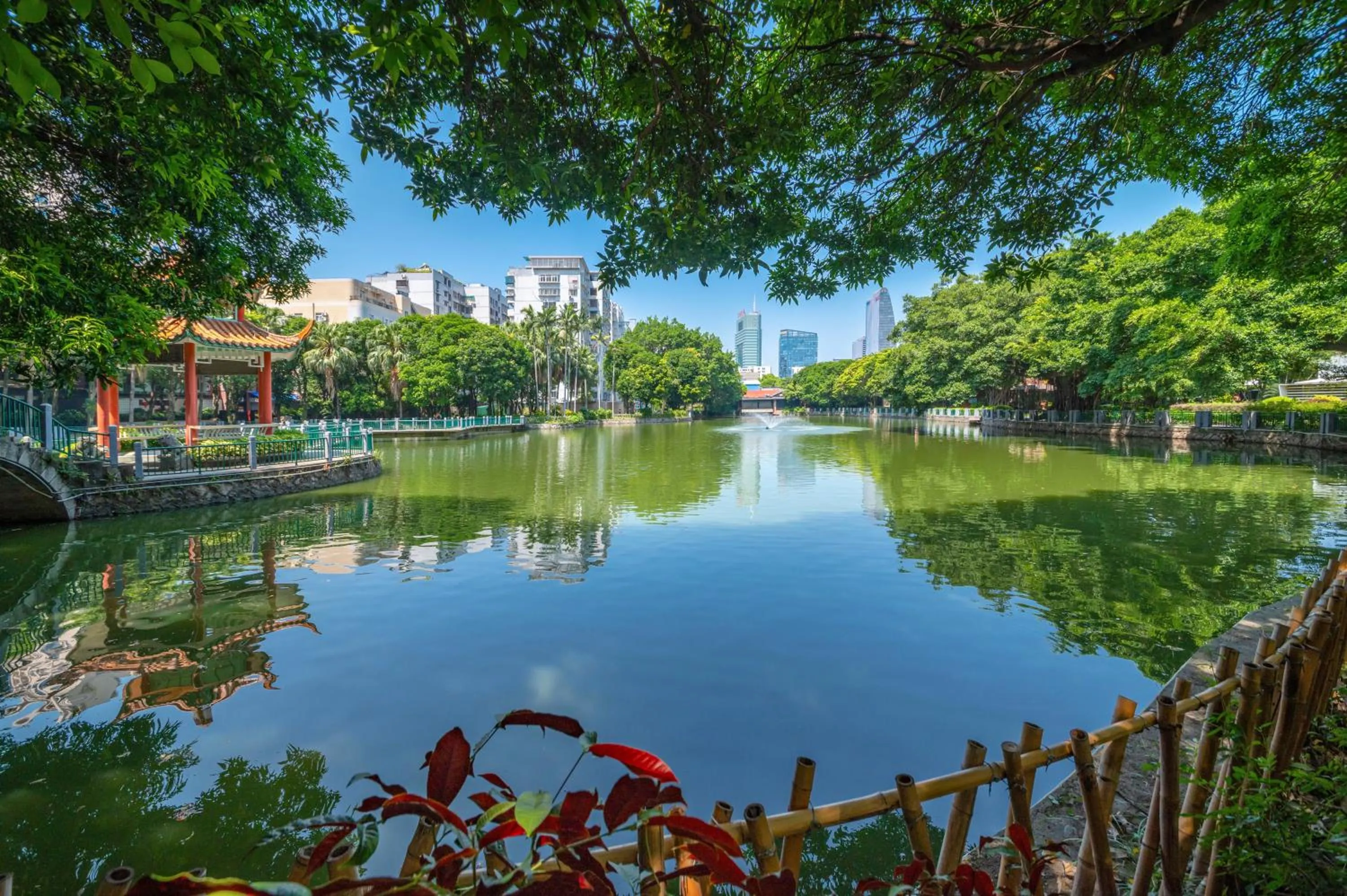 Lake view in Fuzhou Bamin Yiho hotel