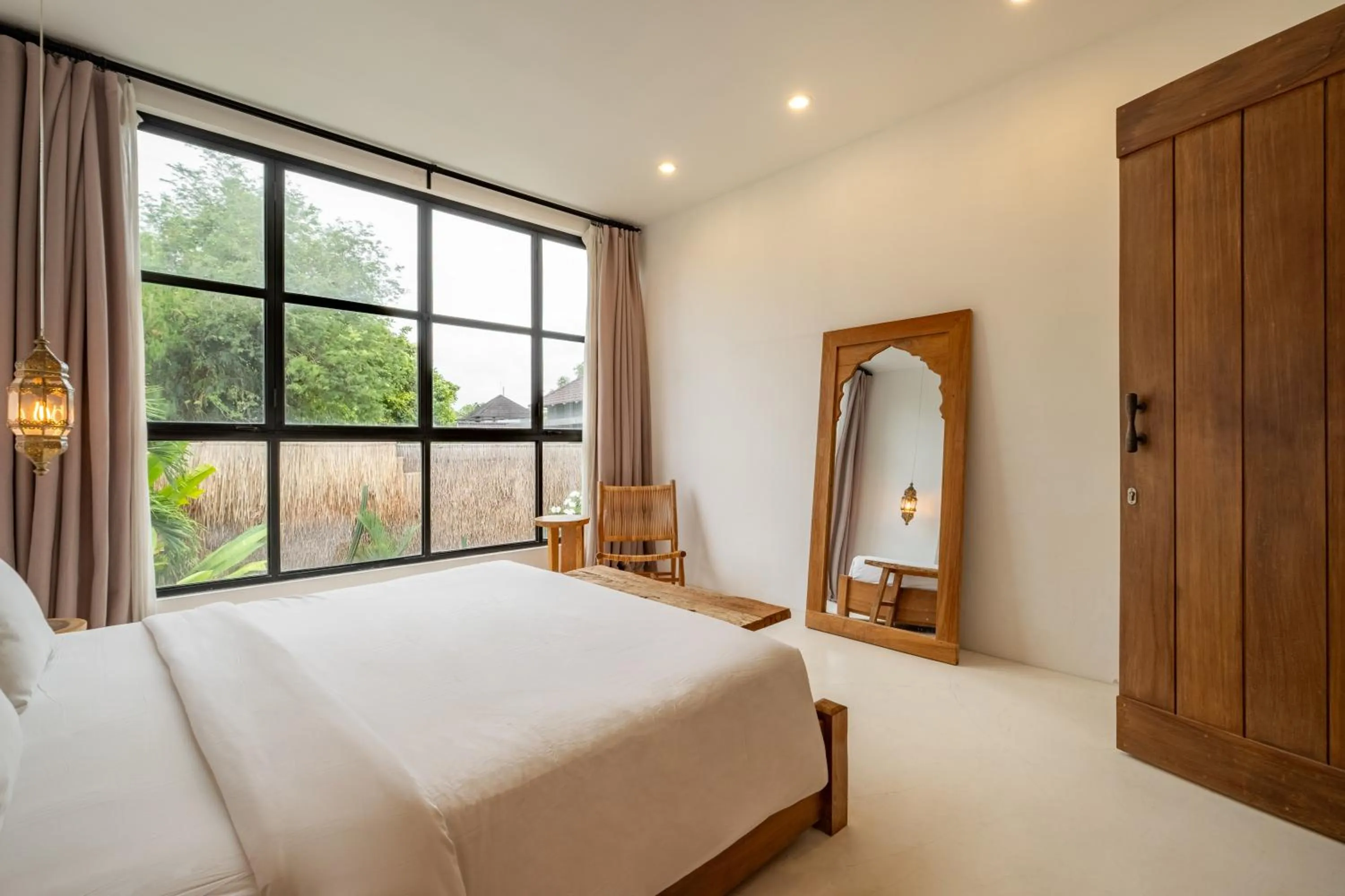 Bedroom, Bed in Villa Akhila Canggu