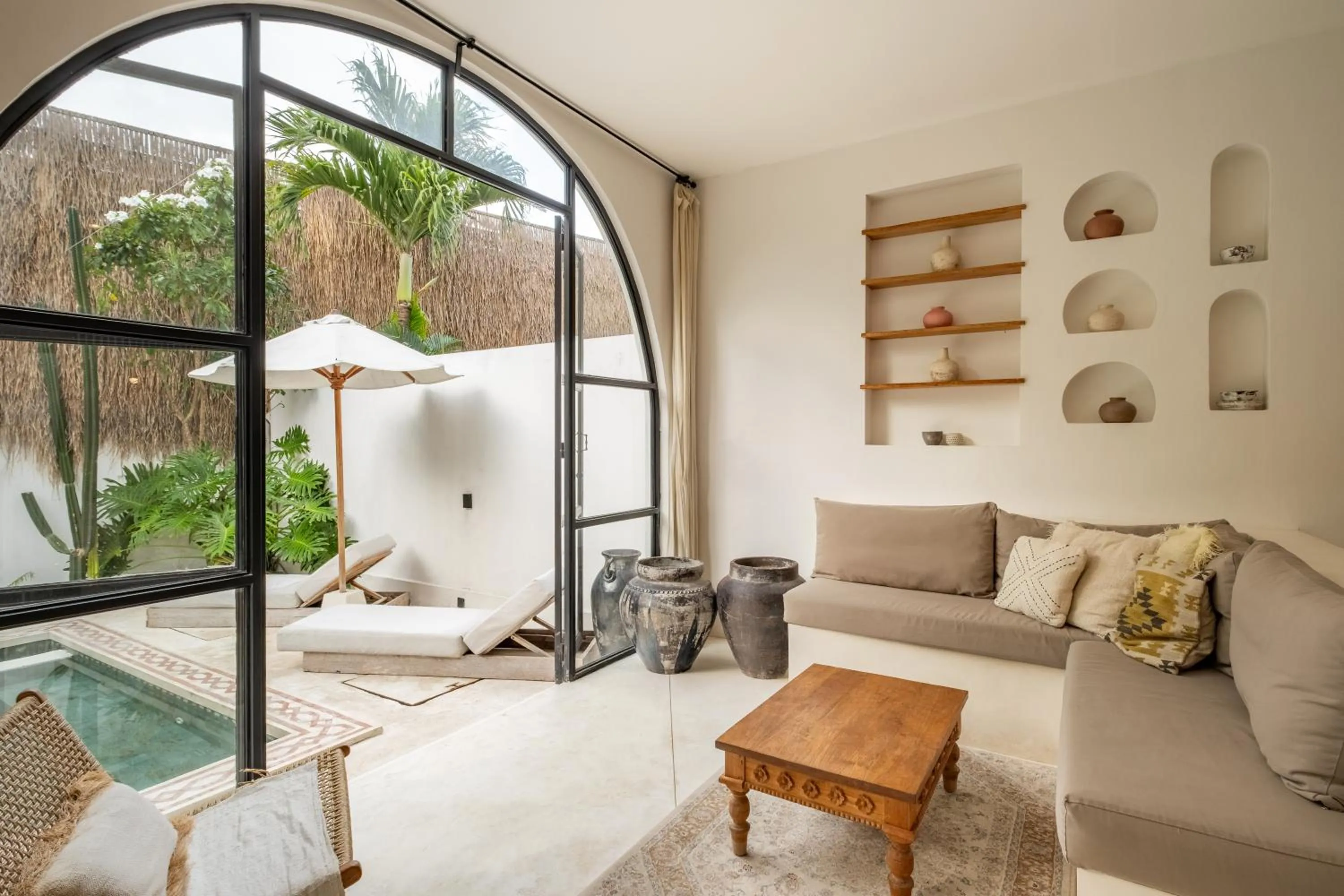 Living room in Villa Akhila Canggu