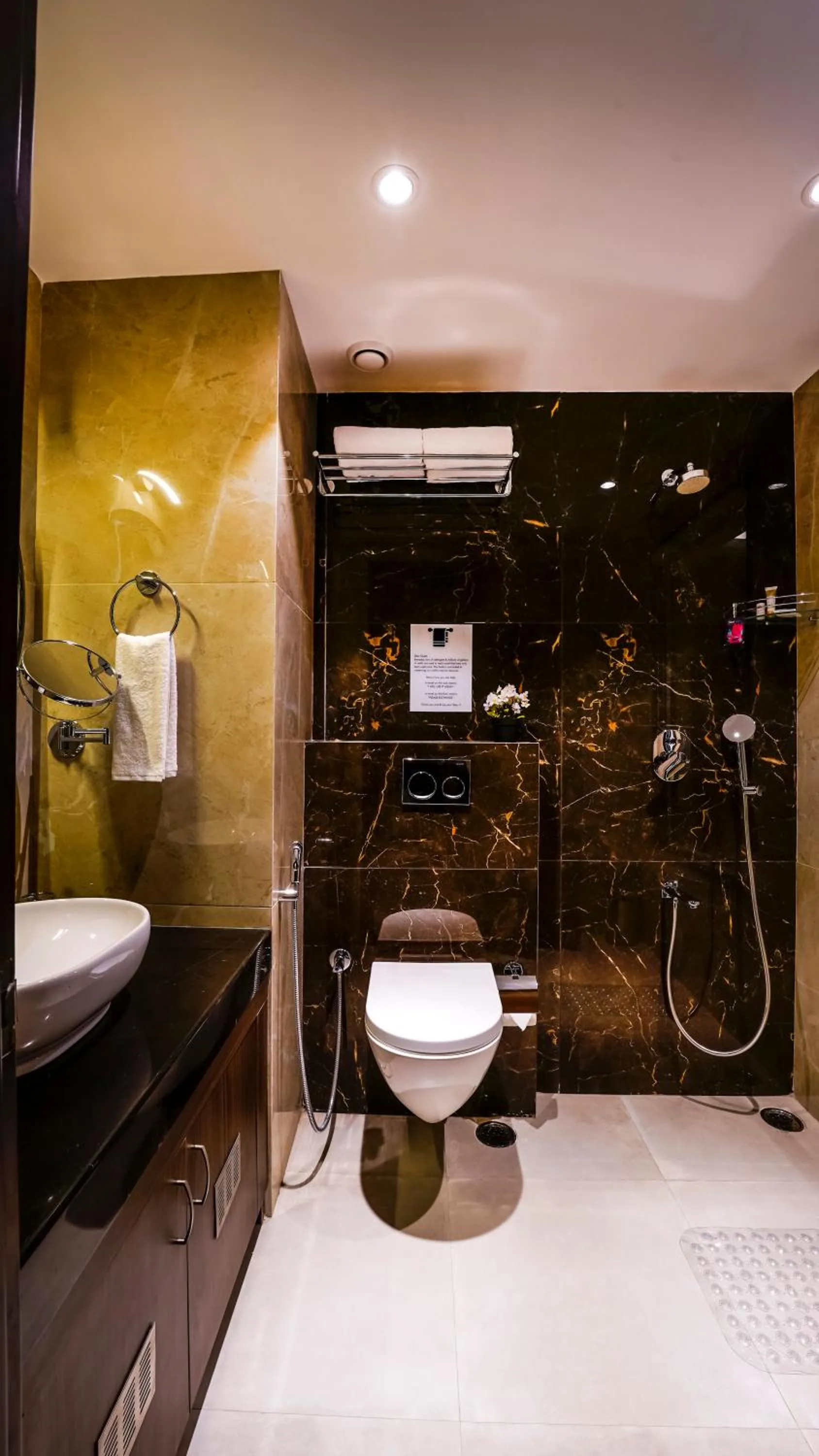 Bathroom in Hotel Gwen By Rivido, Near IIM Bangalore Bannerghatta Road