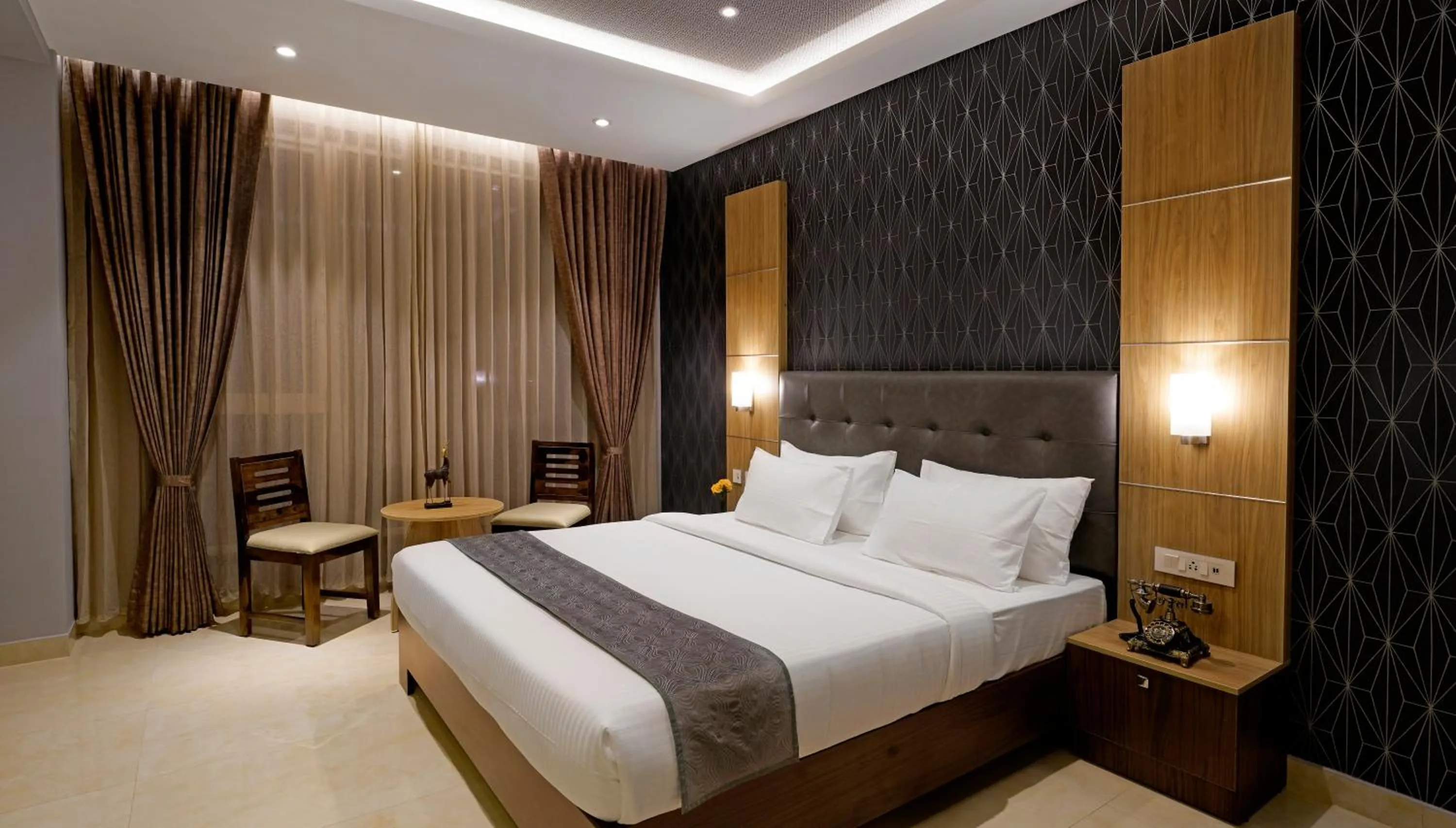 Bedroom, Bed in Hotel Gwen By Rivido, Near IIM Bangalore Bannerghatta Road