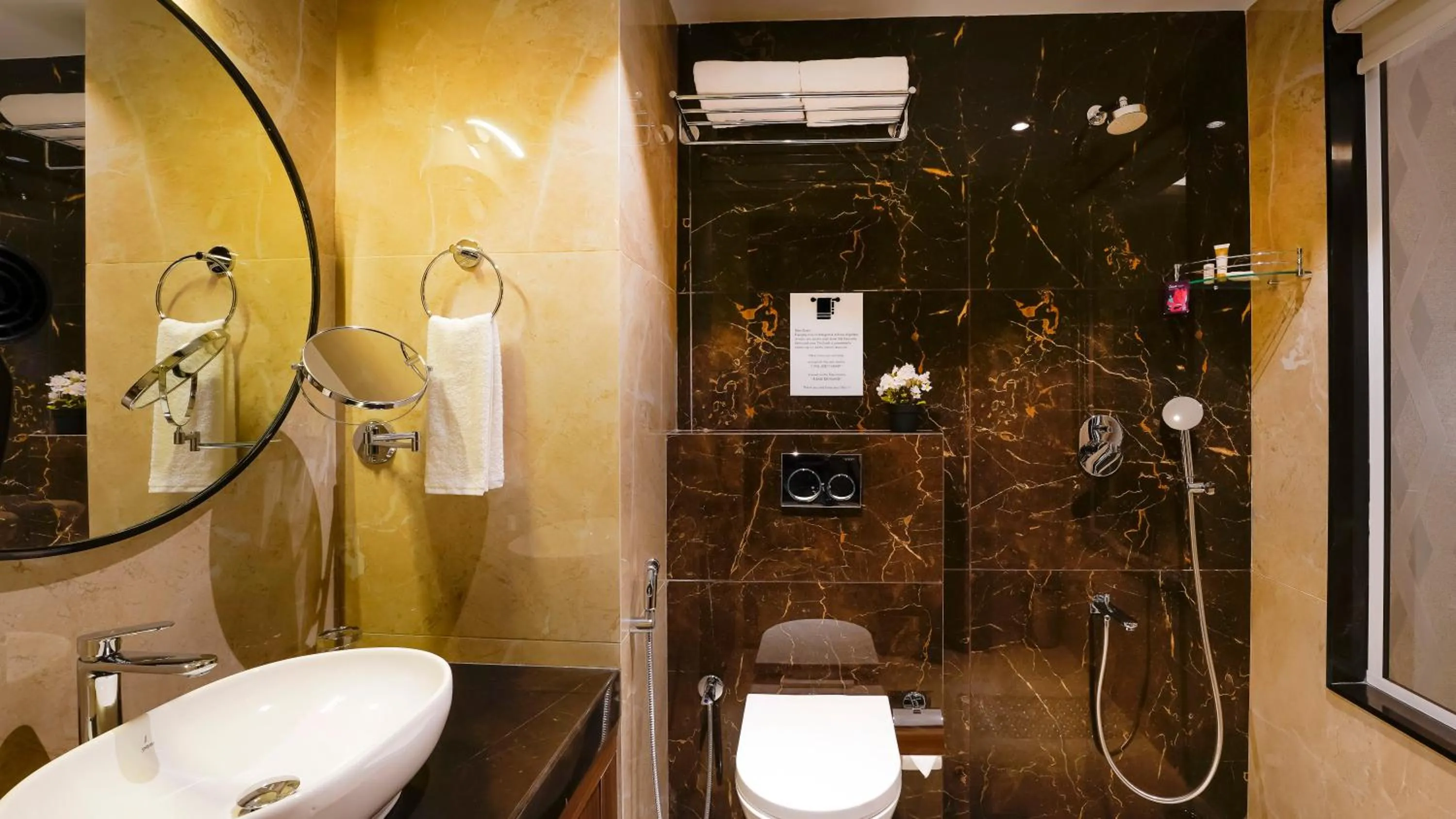 Bathroom in Hotel Gwen By Rivido, Near IIM Bangalore Bannerghatta Road