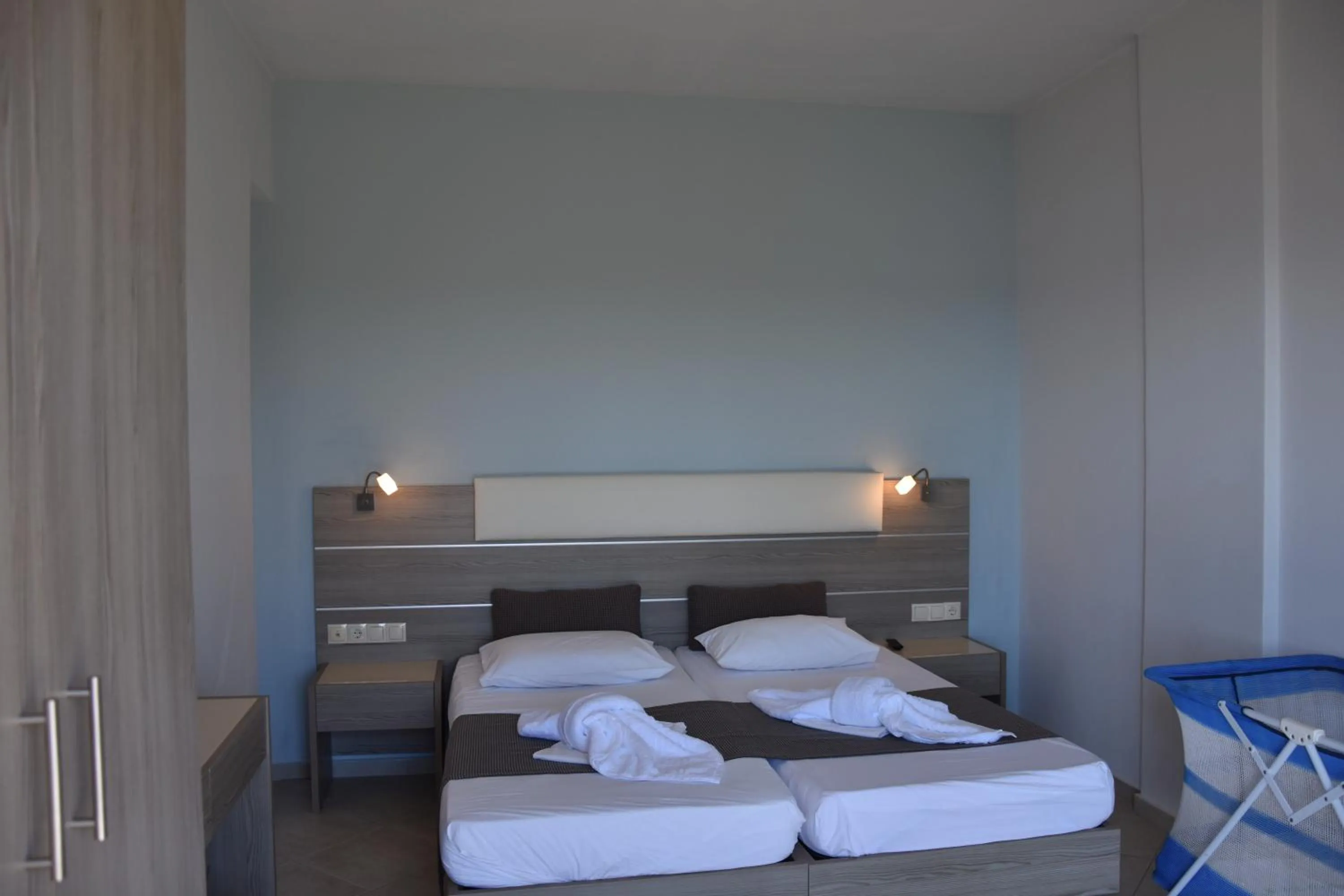 Bed in Thalassa House Apartments