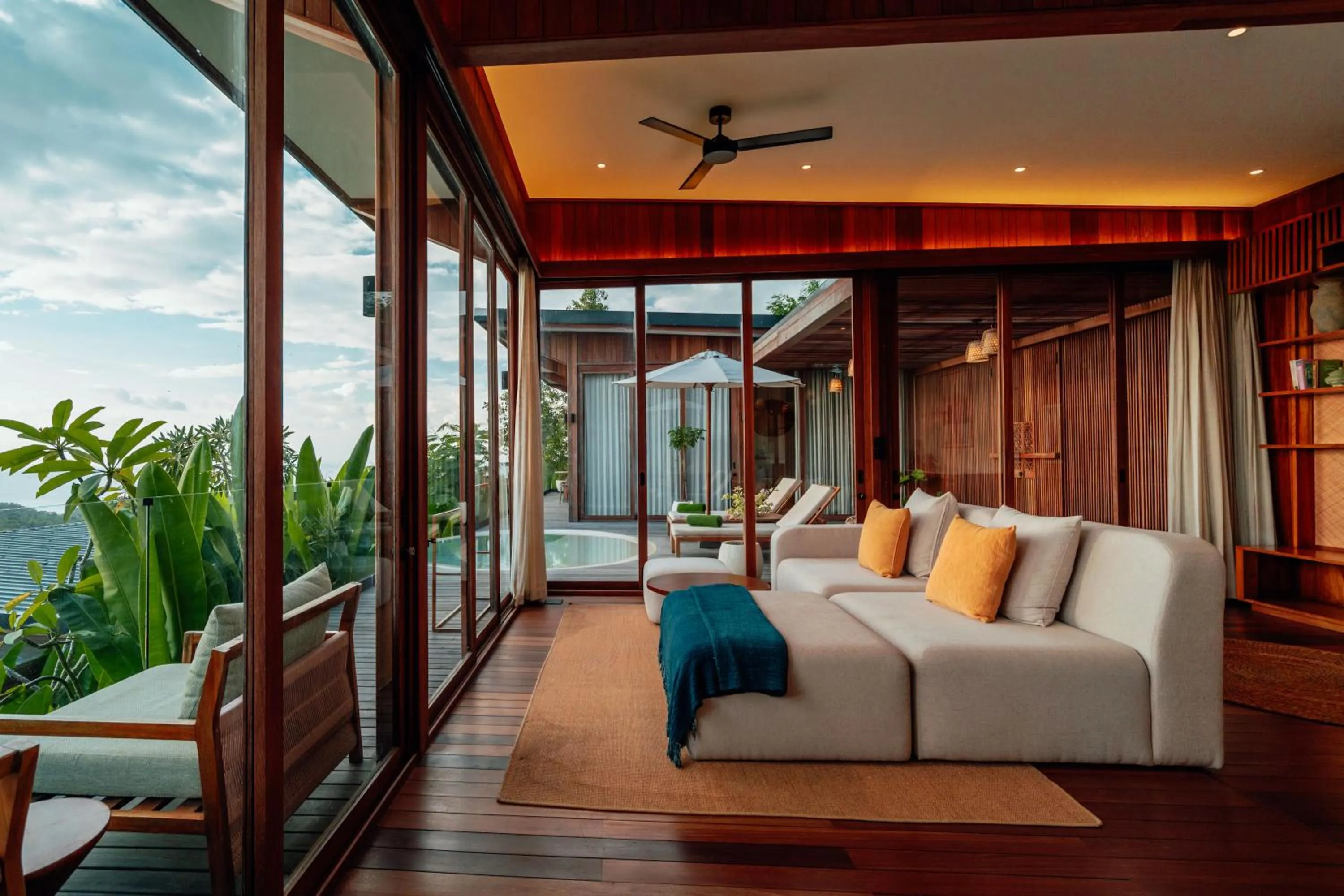 Living room in Grün Uluwatu