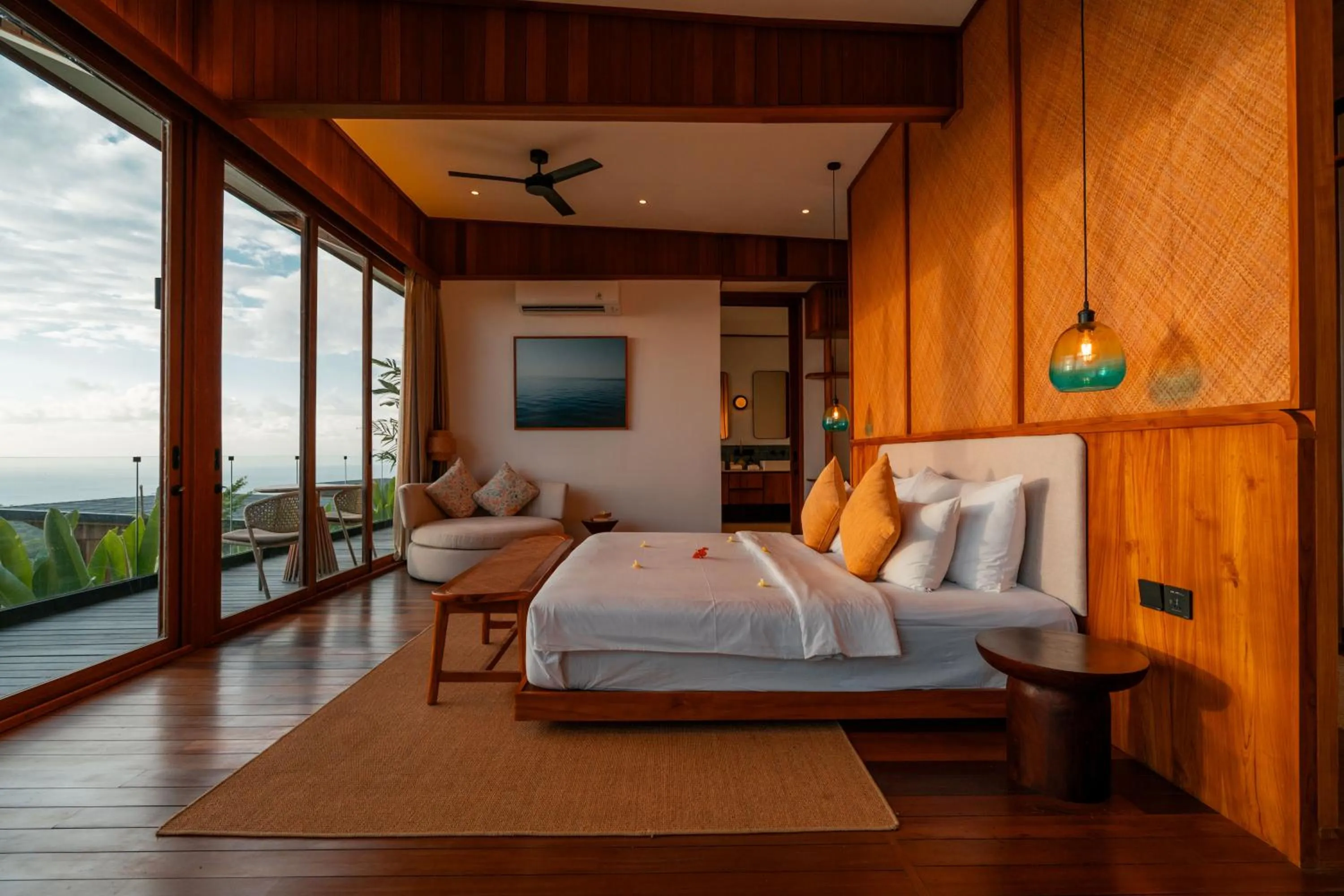 Bed in Grün Uluwatu