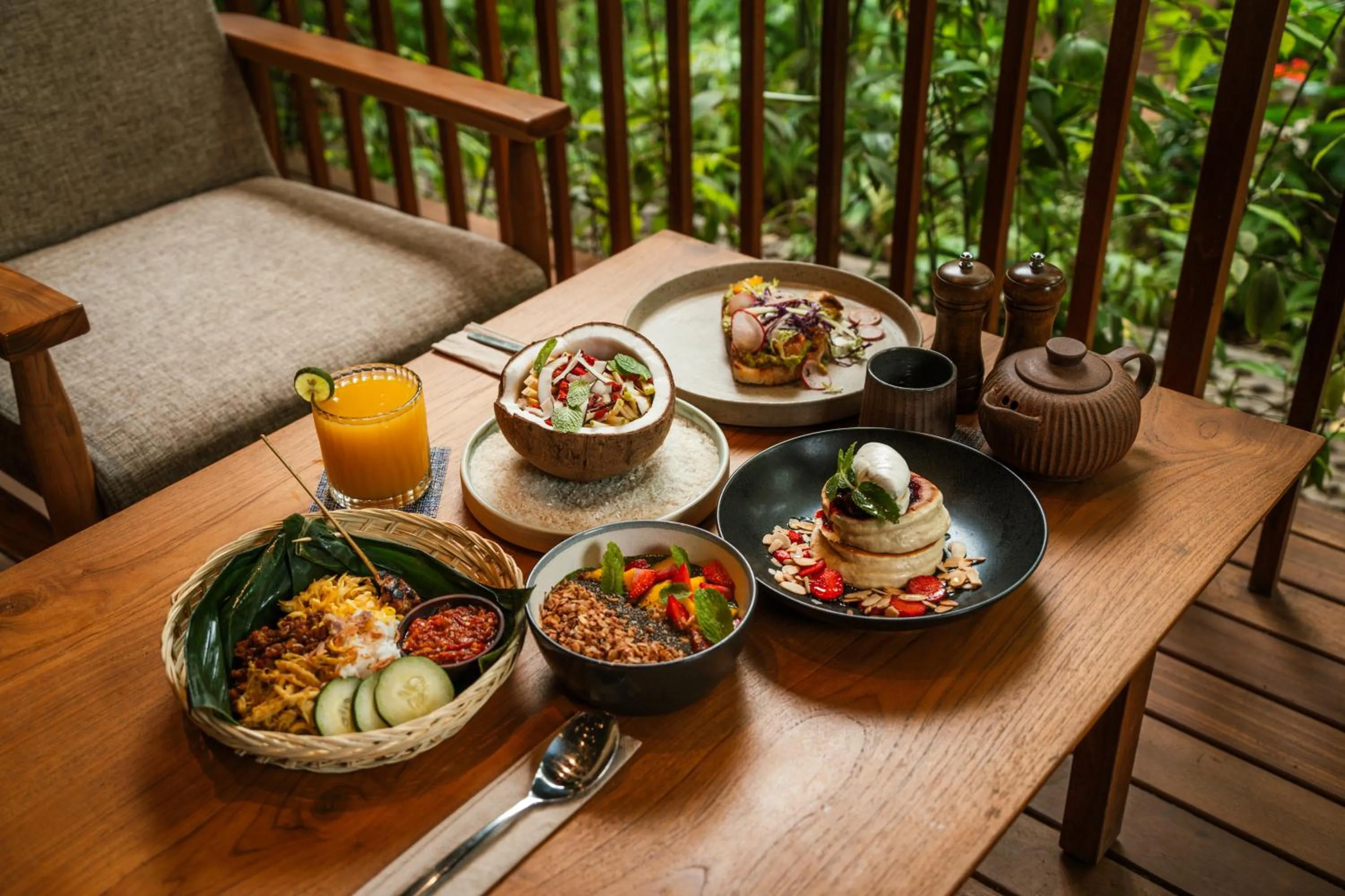 Breakfast in Grün Uluwatu