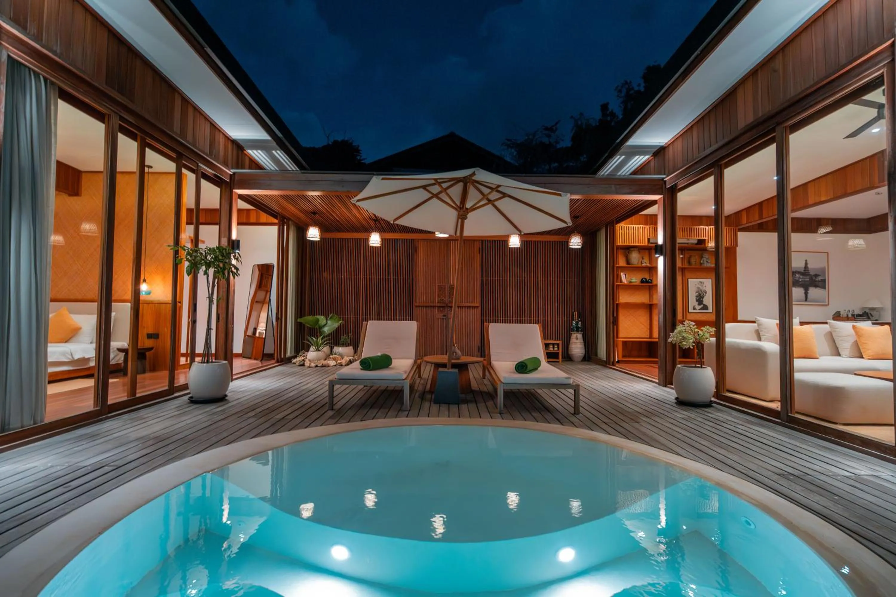 Balcony/Terrace in Grün Uluwatu