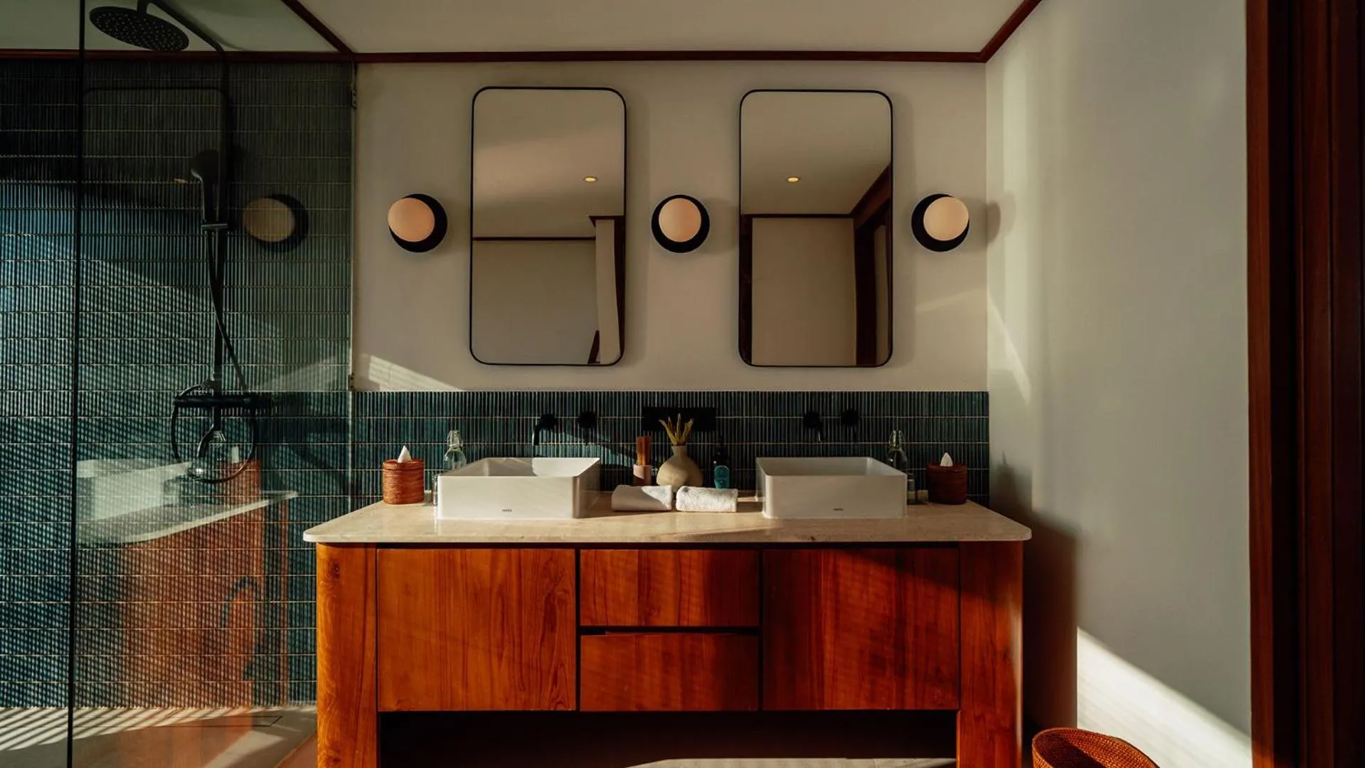 Bathroom in Grün Uluwatu