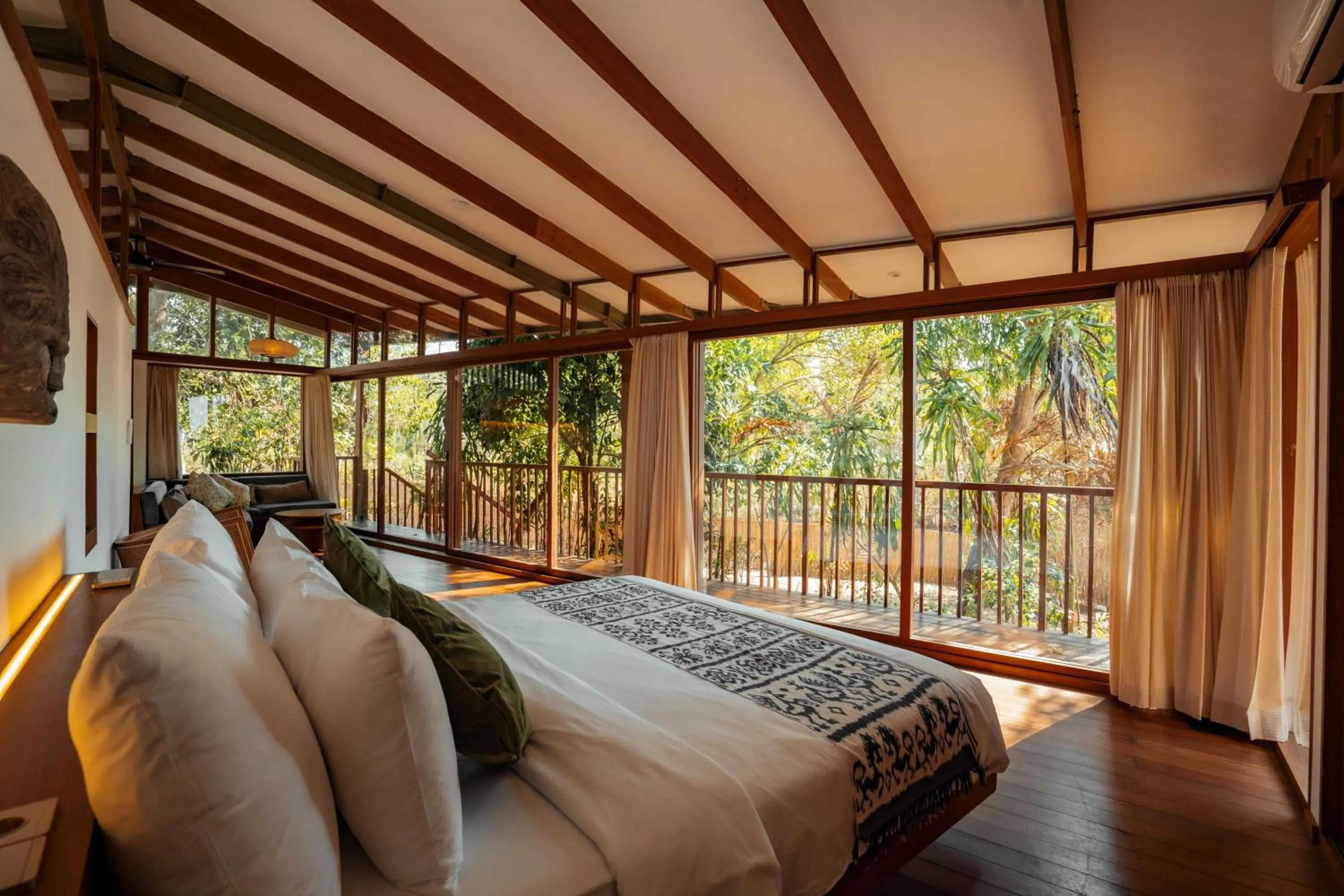 Bed in Grün Uluwatu